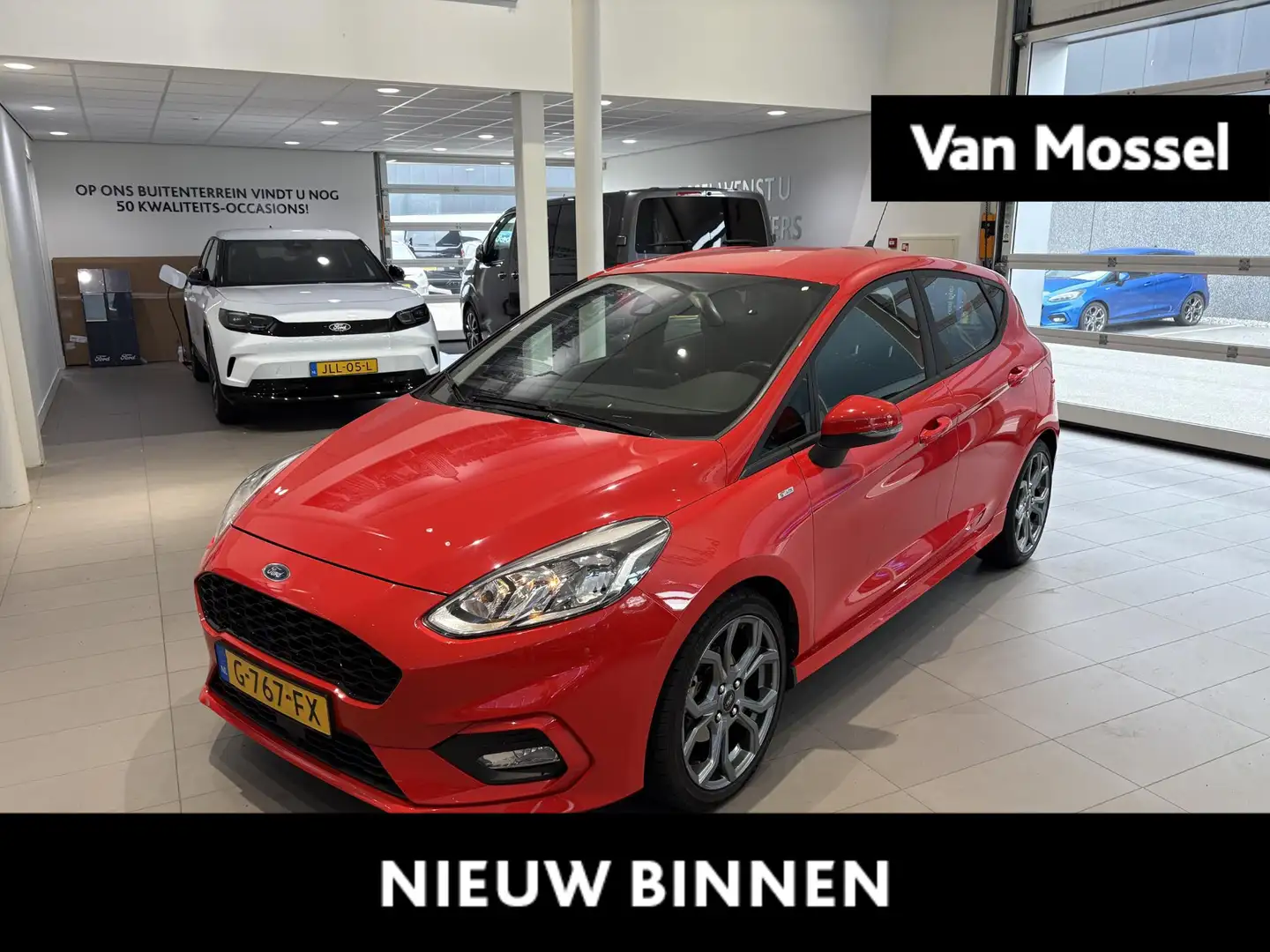 Ford Fiesta 1.0 EcoBoost ST-Line | NAVI | CARPLAY | LMV Rood - 1