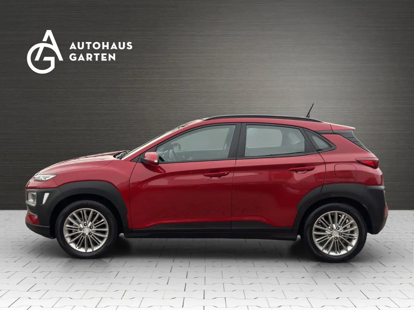 Hyundai KONA Trend 2WD ERST 18.500 KM SHZ LenkHZ Klima Rojo - 2