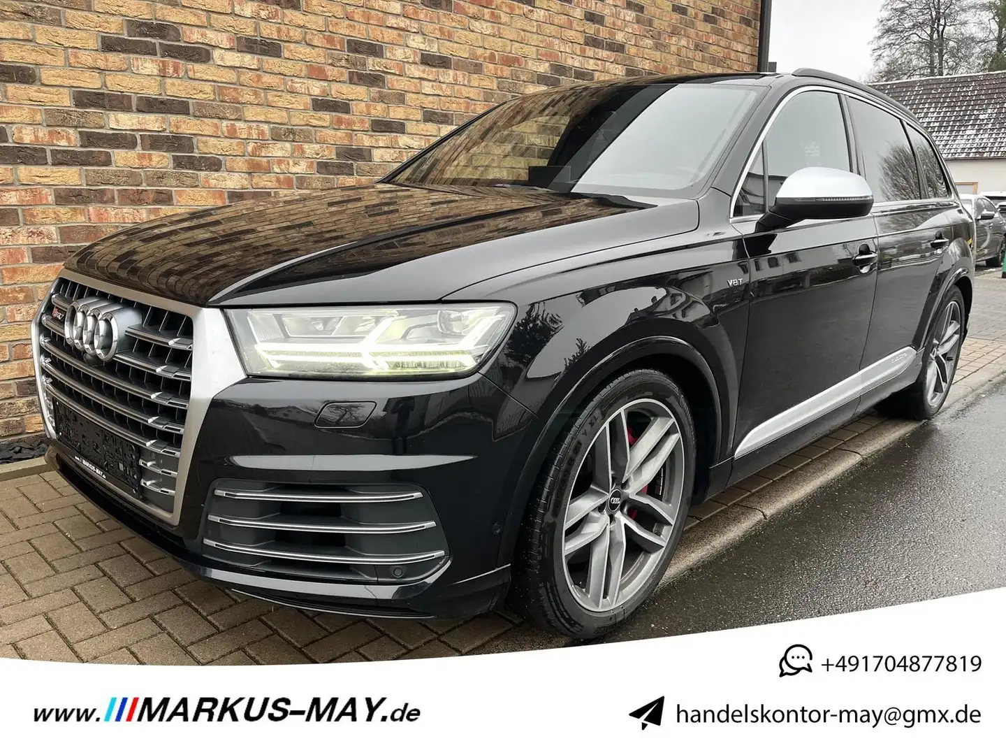 Audi SQ7 4.0TDI NightVision AHK Navi VirtCockp HeadUp Černá - 1