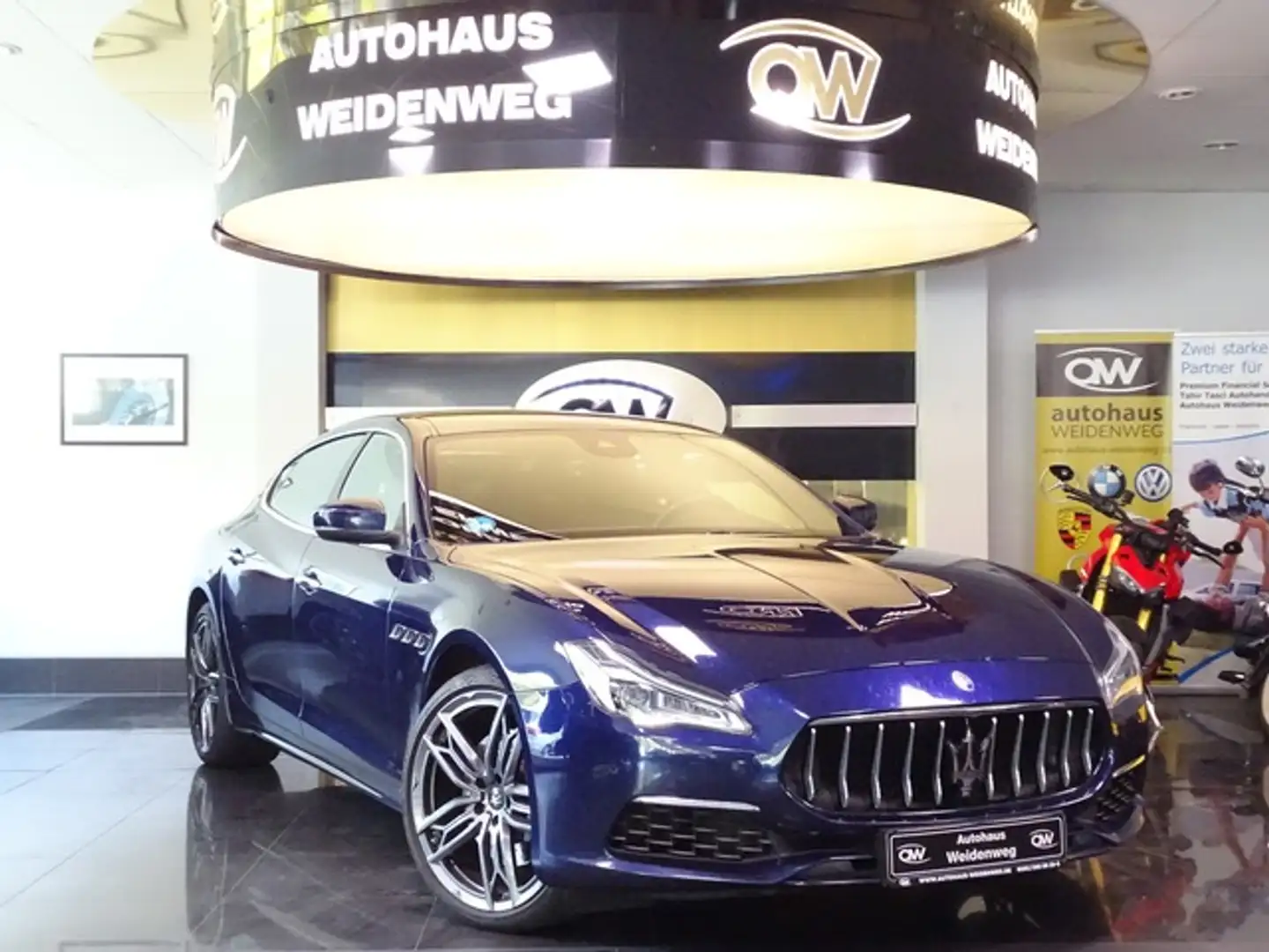 Maserati Quattroporte S Q4 Gran Lusso BRDFzg Navi Cam B&W Blau - 1
