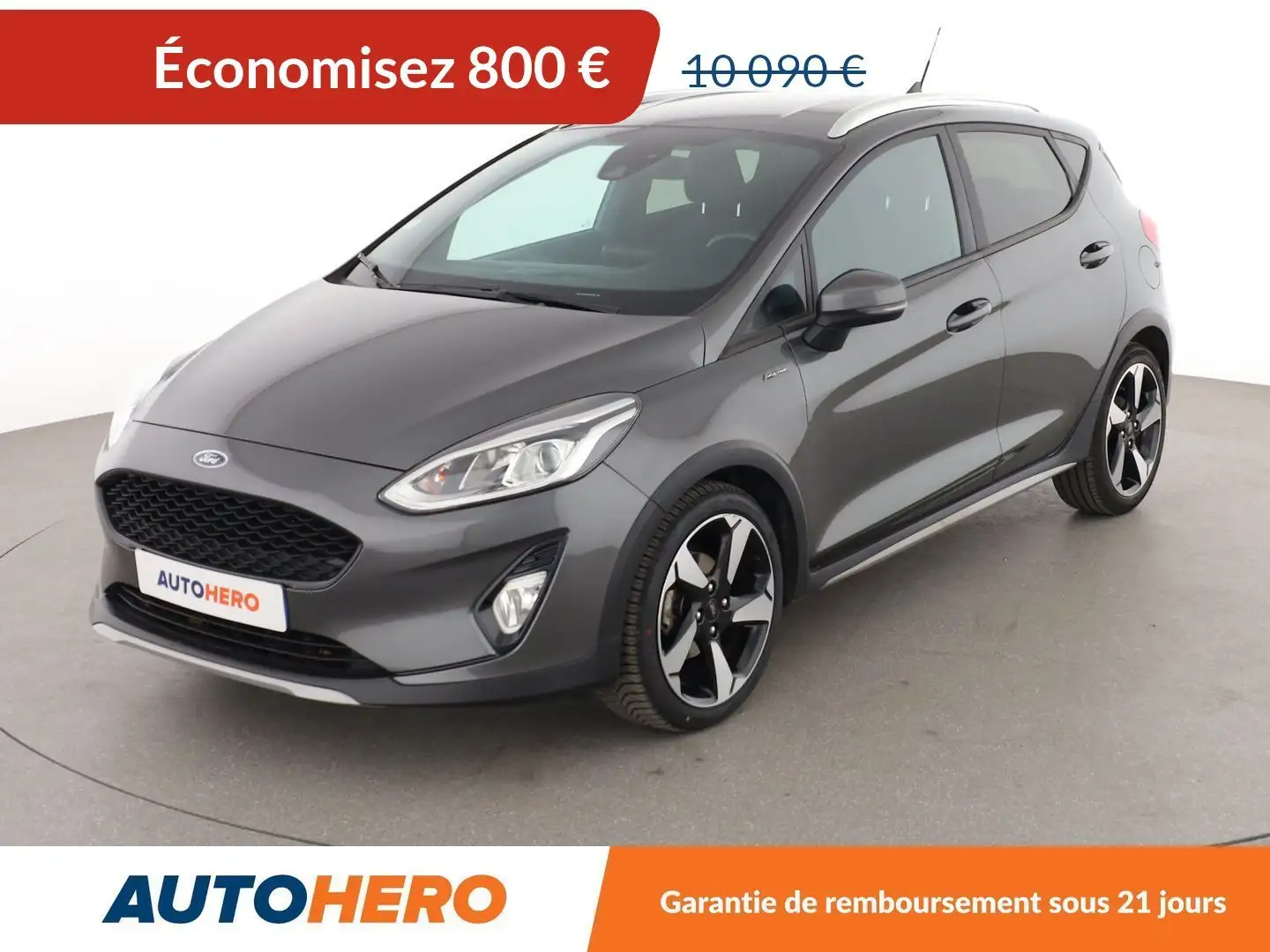 Ford Fiesta 1.0 EcoBoost Active Pack Gris - 1