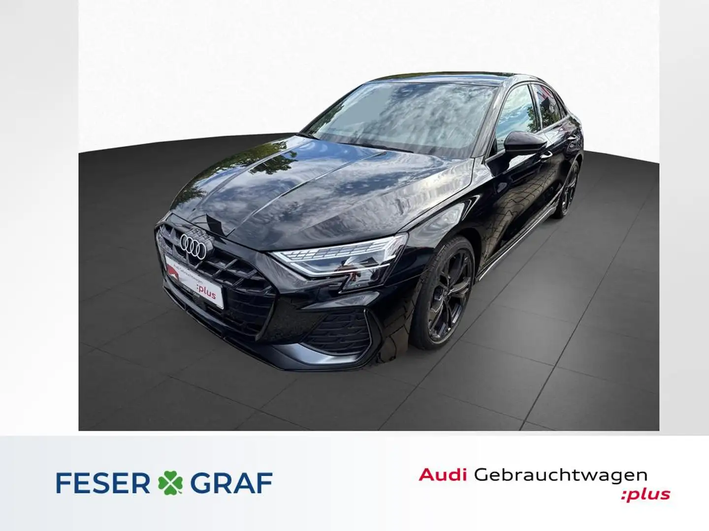 Audi A3 Limou TFSI S tro+S LINE+KLIMA+NAVI+LED Noir - 1