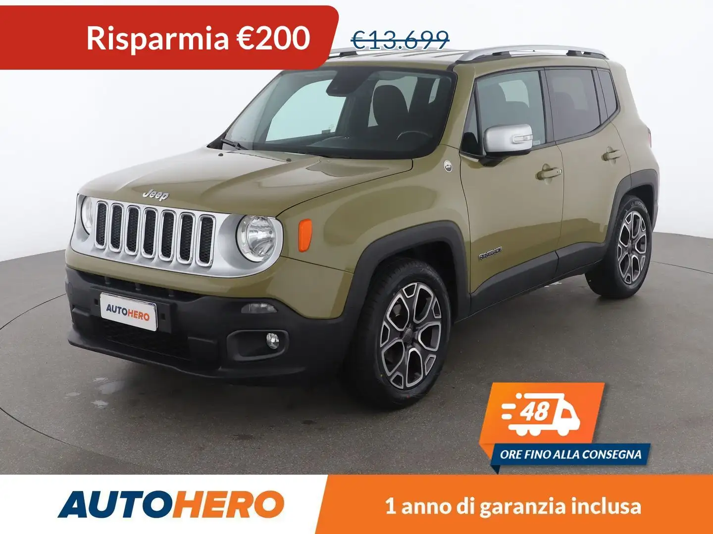 Jeep Renegade 1.6 M-Jet Limited 120 CV Verde - 1