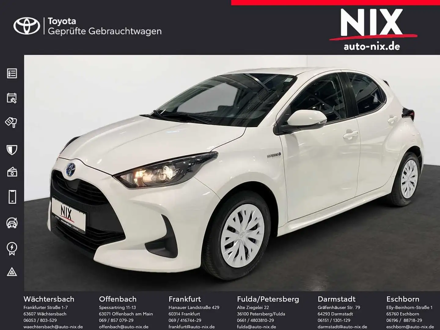 Toyota Yaris 1.5 Dual-VVT-iE Comfort KLIMA KAMERA Blanc - 1