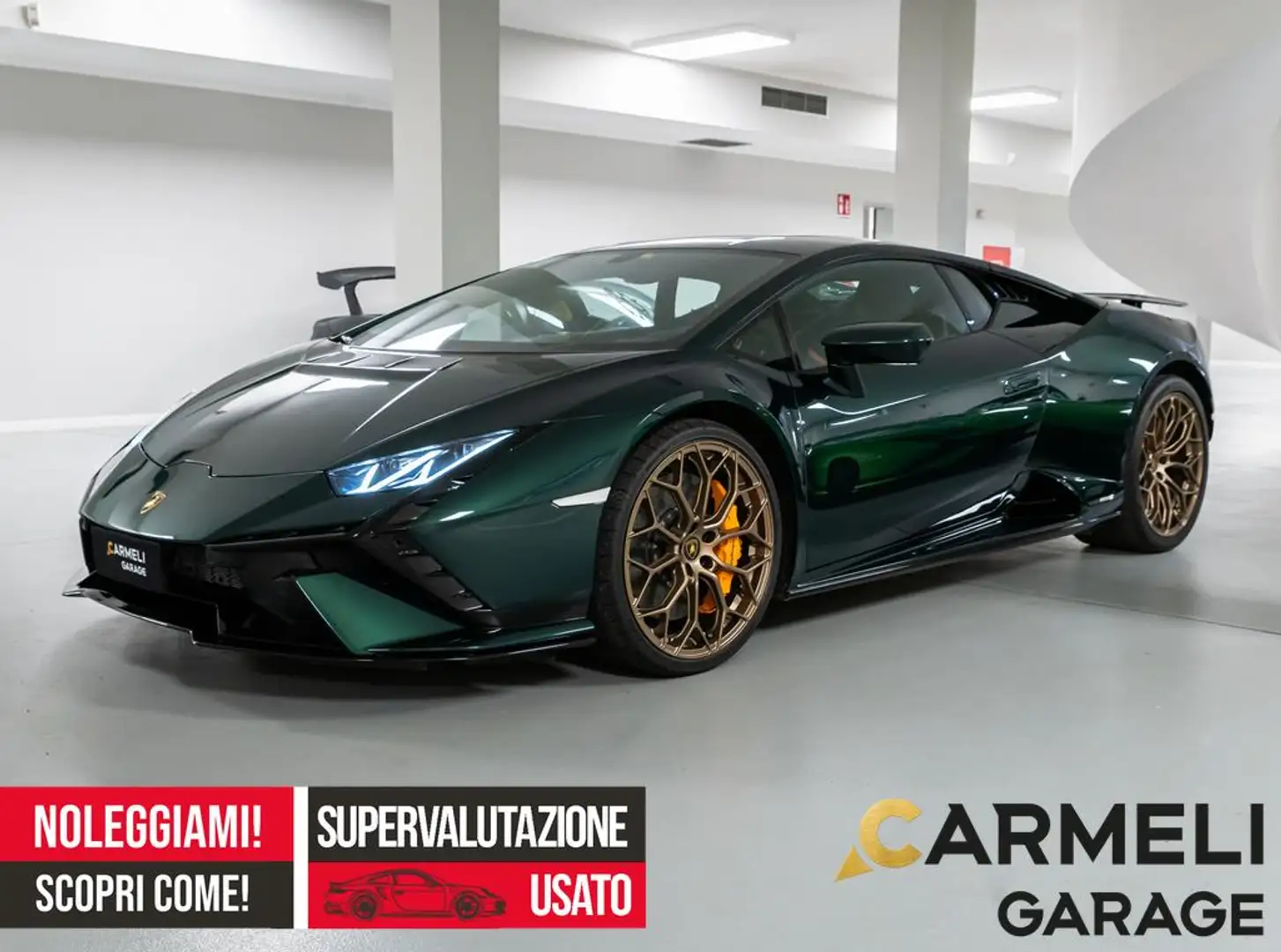 Lamborghini Huracán 5.2 V10 Tecnica -IVA ESPOSTA-VERDE HYDRA-ROLL BAR Grün - 1