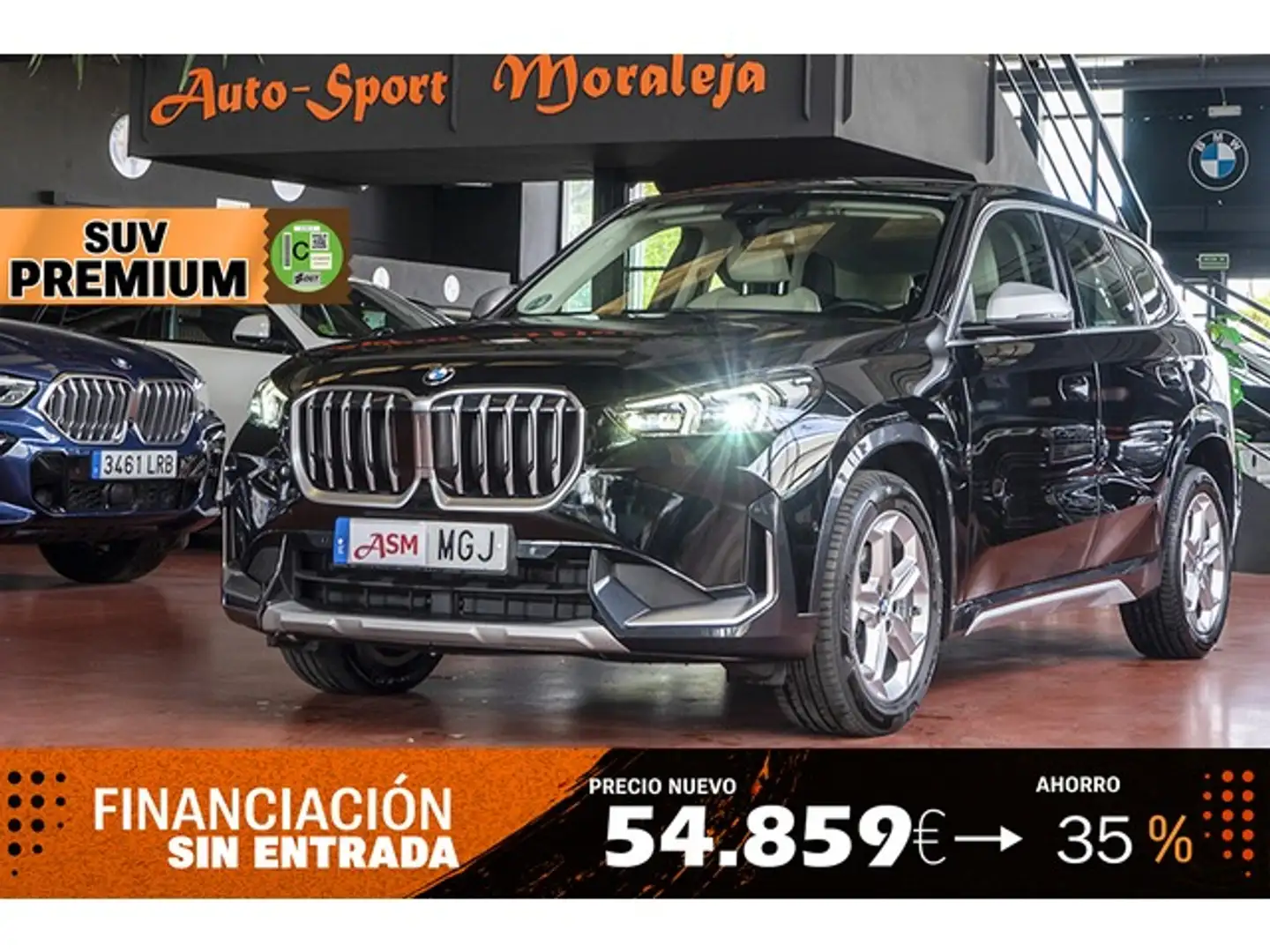 BMW X1 sDrive 18dA Negro - 1