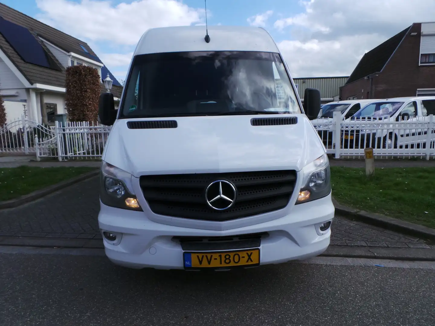 Mercedes-Benz Sprinter 316cdi Aut.L3 Maxi+laadklep Airco,Cruis,3 persoons Wit - 2