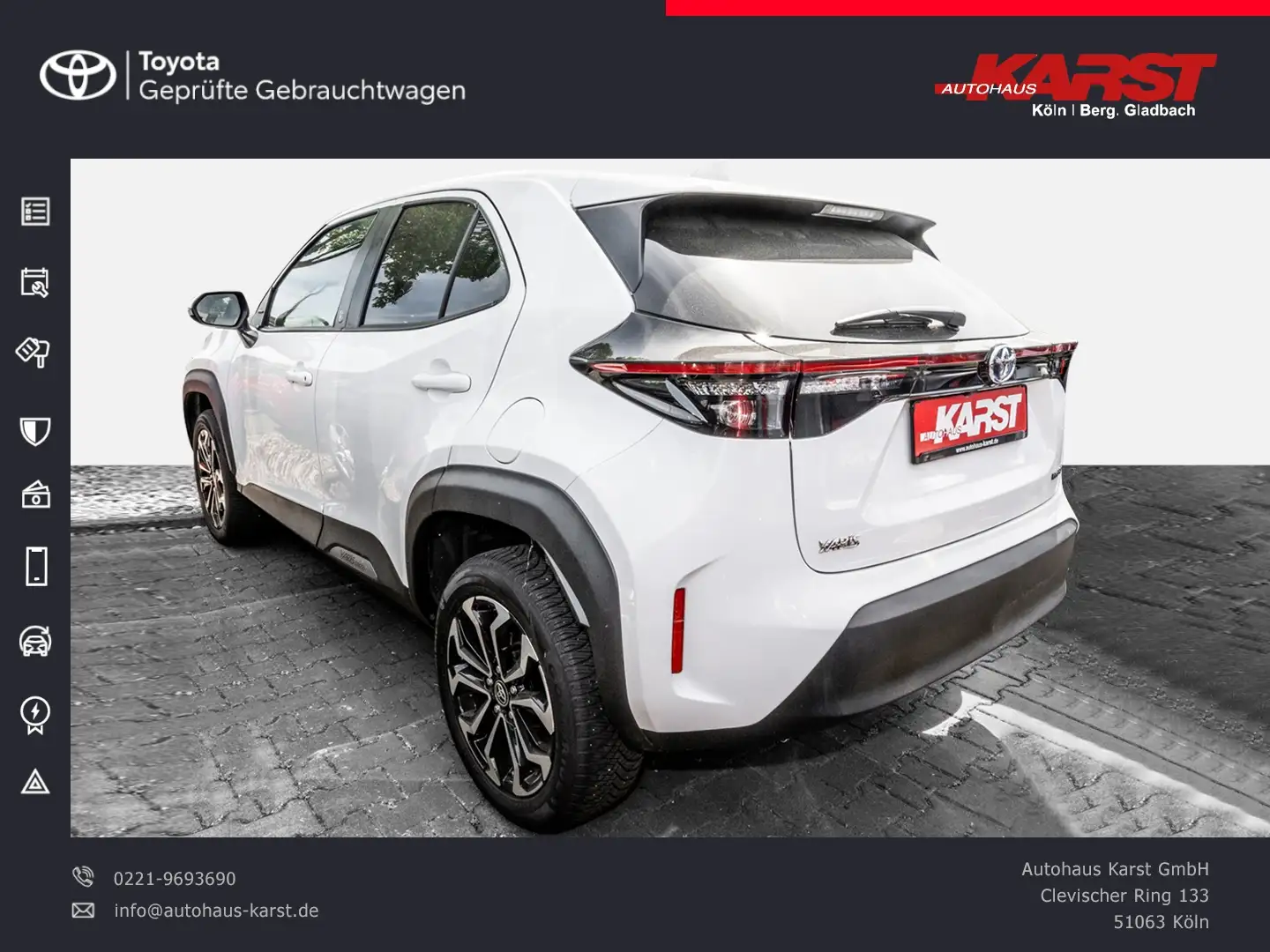 Toyota Yaris Cross 1,5 l Team D Allwetterreifen, SHZ Wit - 2