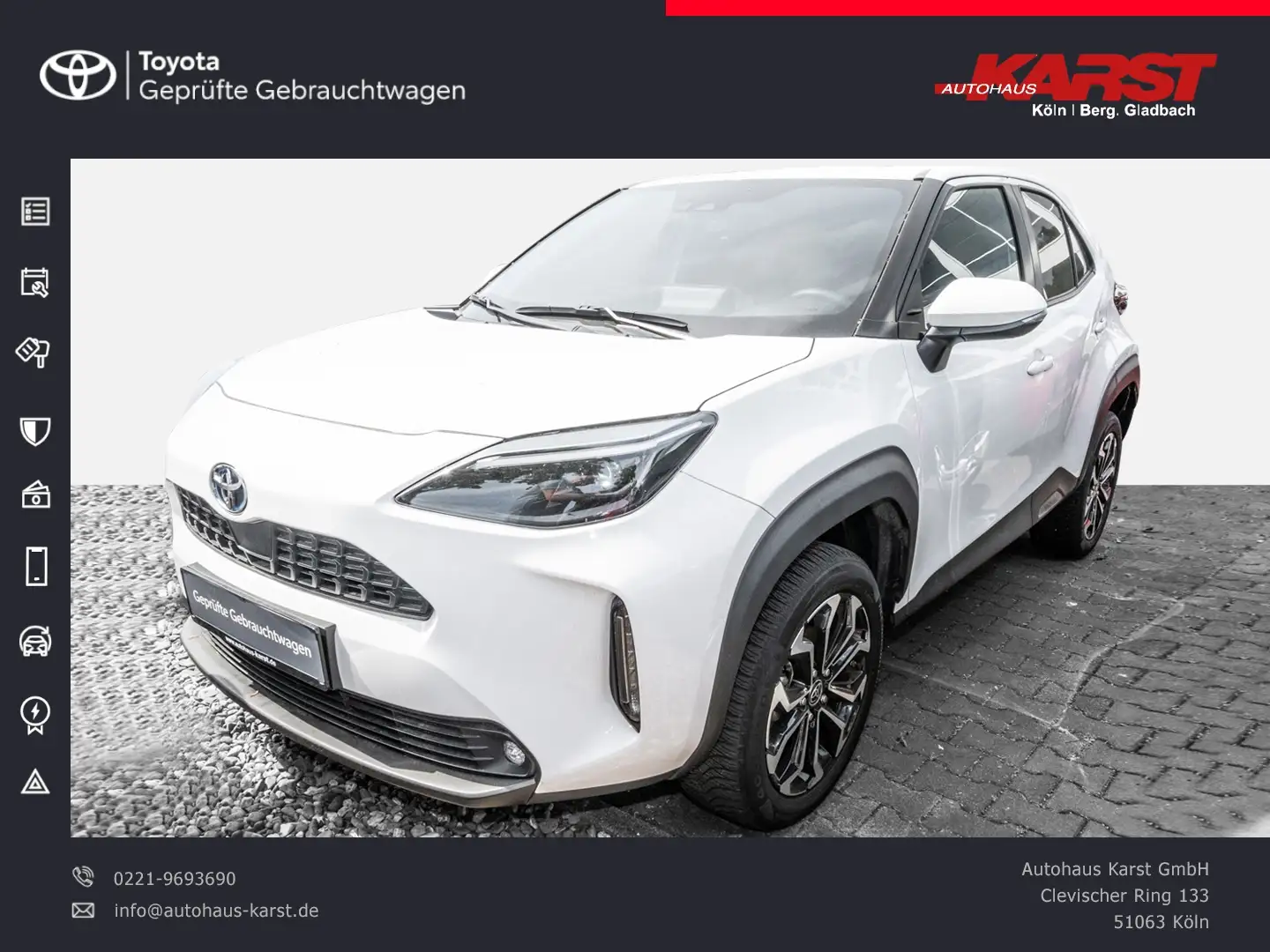 Toyota Yaris Cross 1,5 l Team D Allwetterreifen, SHZ Wit - 1