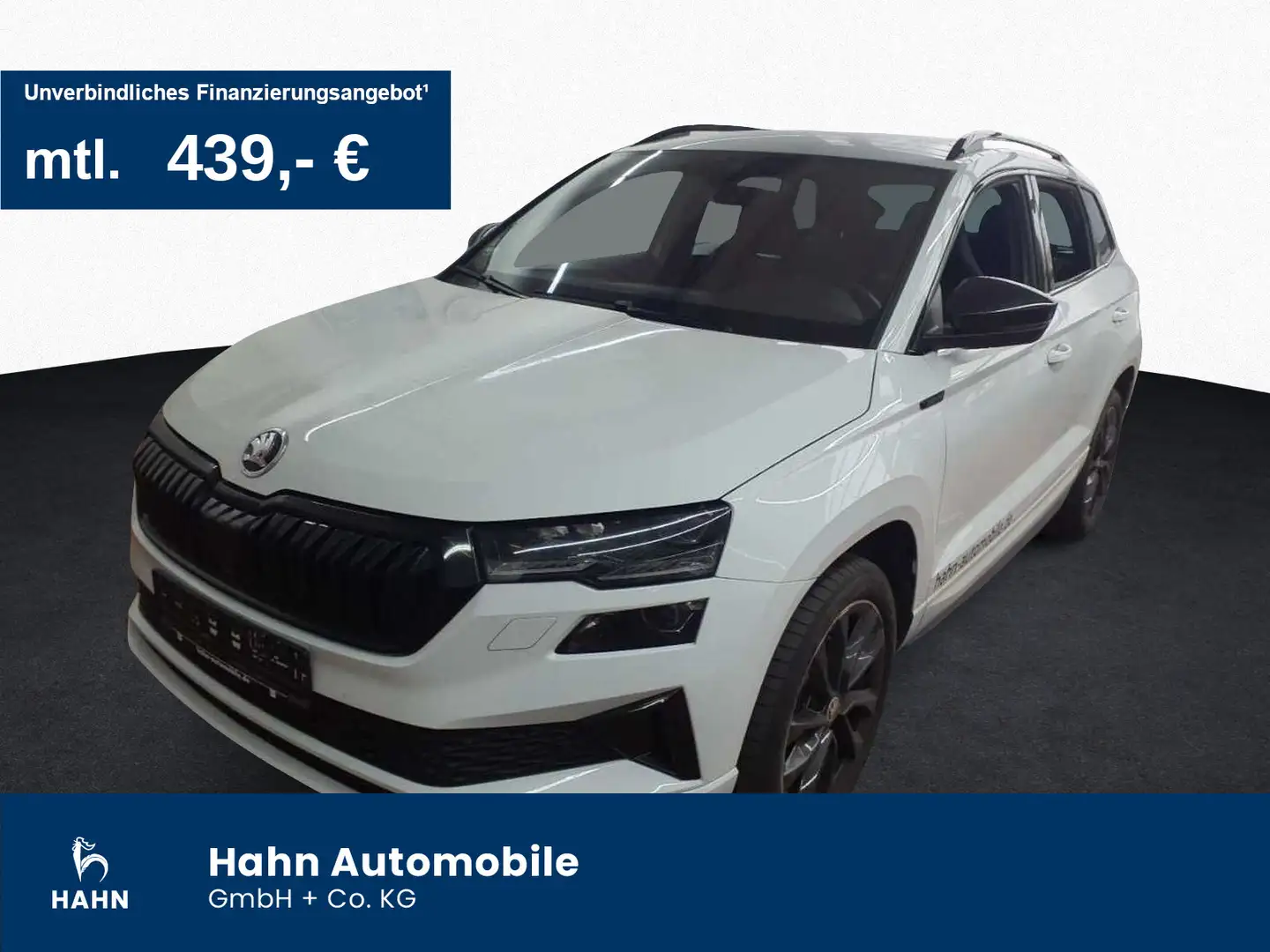 Skoda Karoq 1.5 TSI DSG Sportline AHK Navi Matrix CAM Weiß - 1