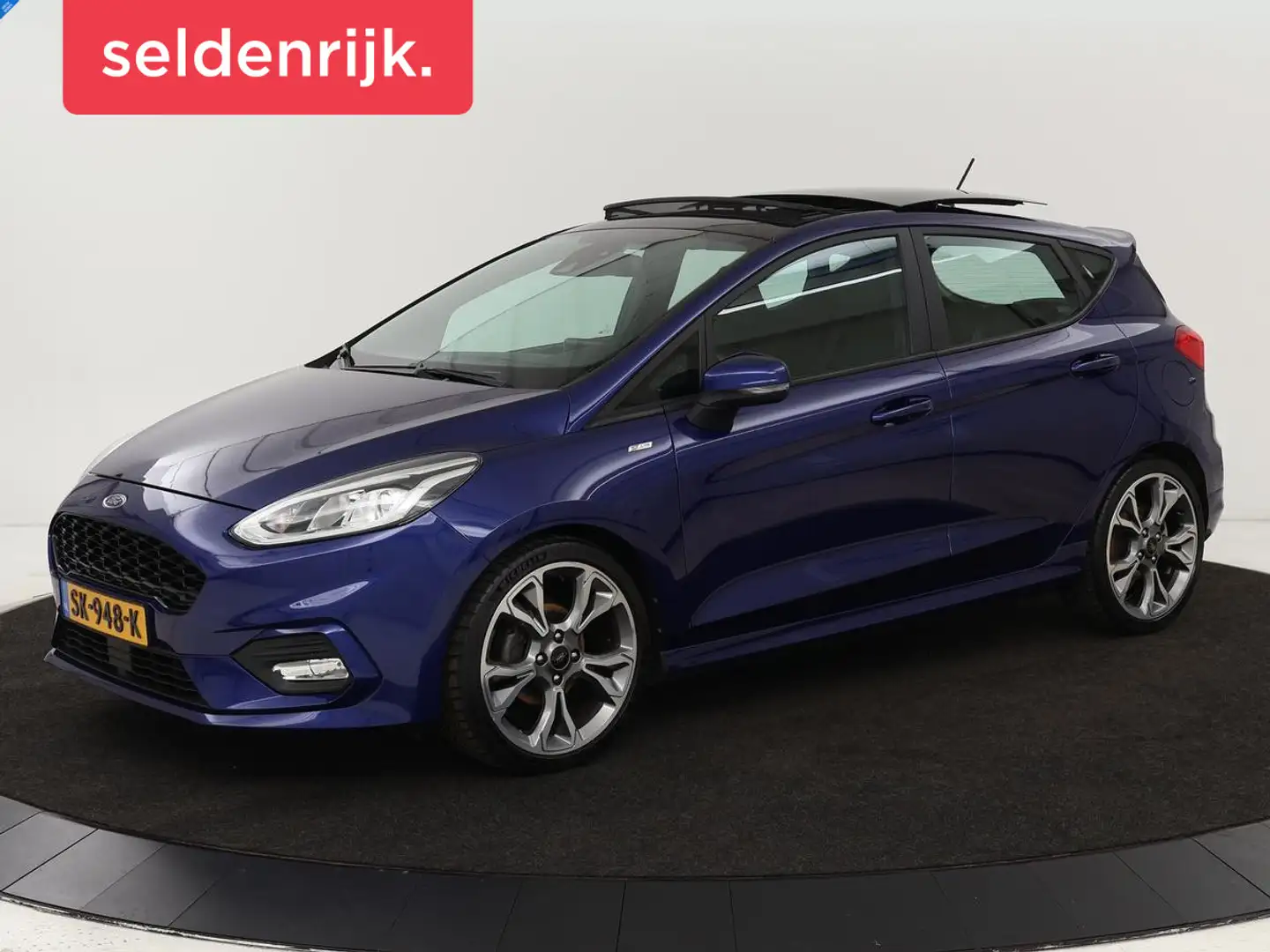 Ford Fiesta 1.0 EcoBoost ST-Line | Panoramadak | Stoel & stuur Blauw - 1