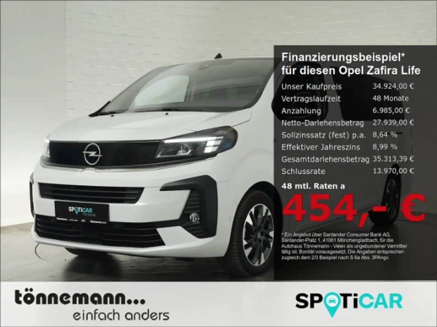 Opel Zafira Life FACELIFT EDITION XL CDTI AT 9-SITZER+NAVI+SITZHEIZ Blanc - 1