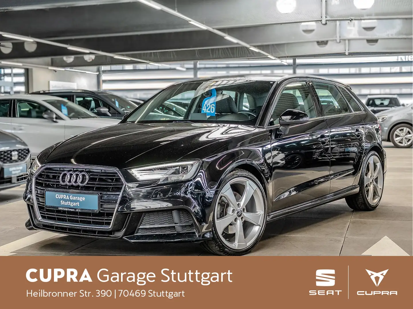 Audi A3 40 TFSI 140 kW Schwarz - 1