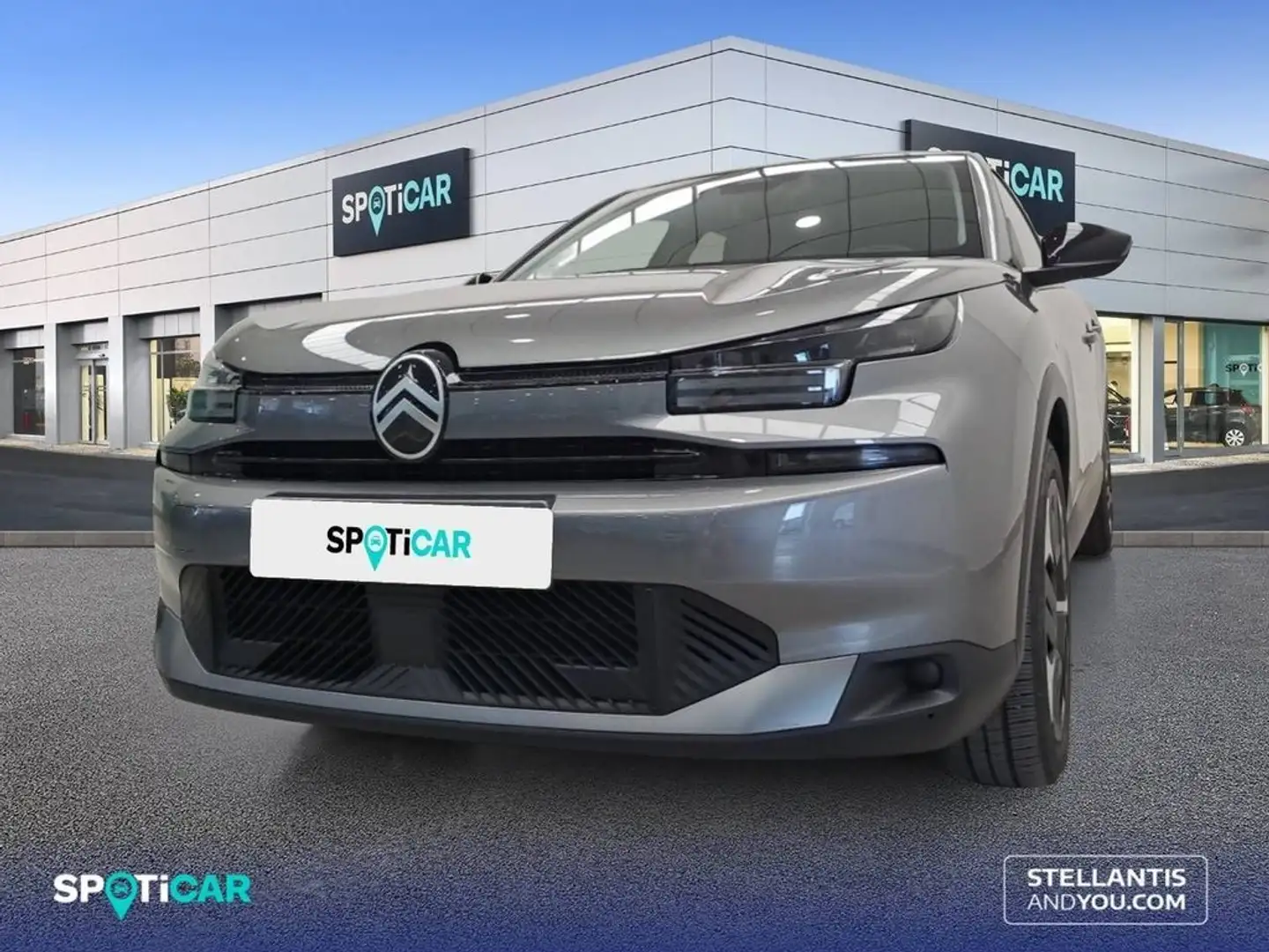 Citroen C4 Hybrid 136 e-DCS6 Plus Gris - 1