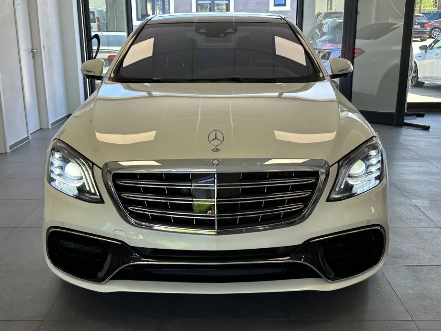 Mercedes-Benz S 63 AMG 4Matic+ L-Exklusiv-Nachtsicht-HUD-Pano- Blanc - 2