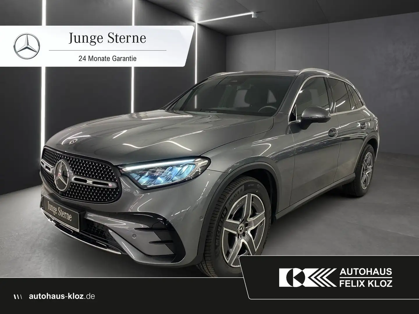 Mercedes-Benz GLC 300 4M AMG*AHK*Totwinkel*Kamera*Memory*LED* Grau - 1