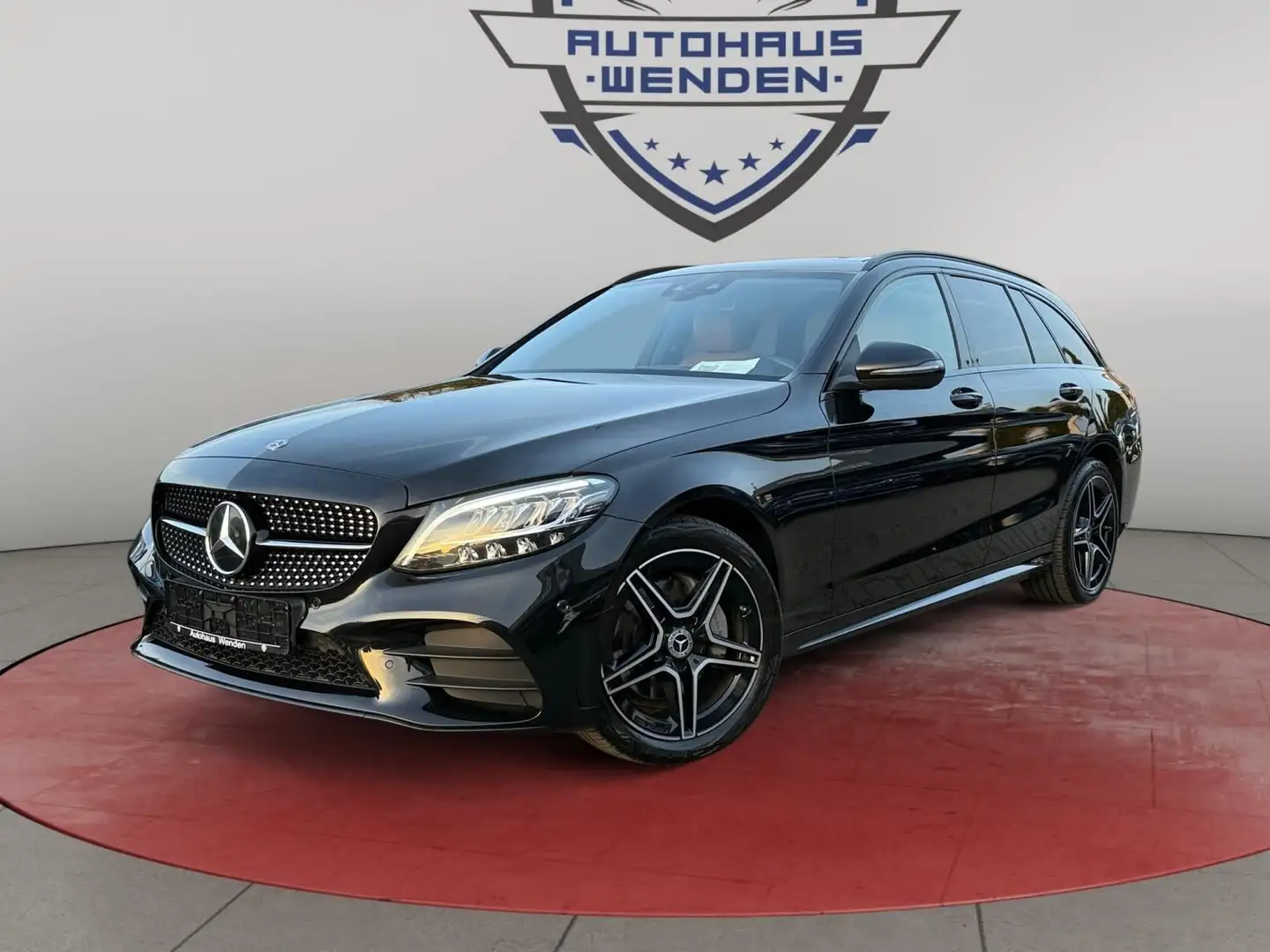 Mercedes-Benz C 200 d T 9G-Tronic AMG Navi/Leder/Temp/Pano/AHK Negru - 2