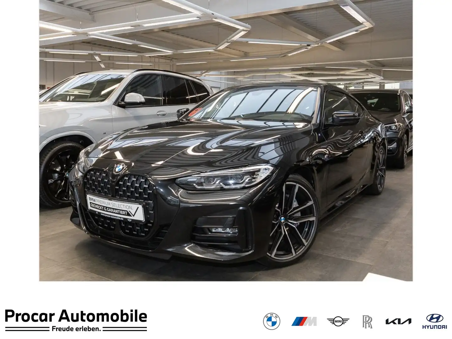 BMW 430 d xDrive Coupé (ab 2020) M Sport HK HiFi DAB Schwarz - 1