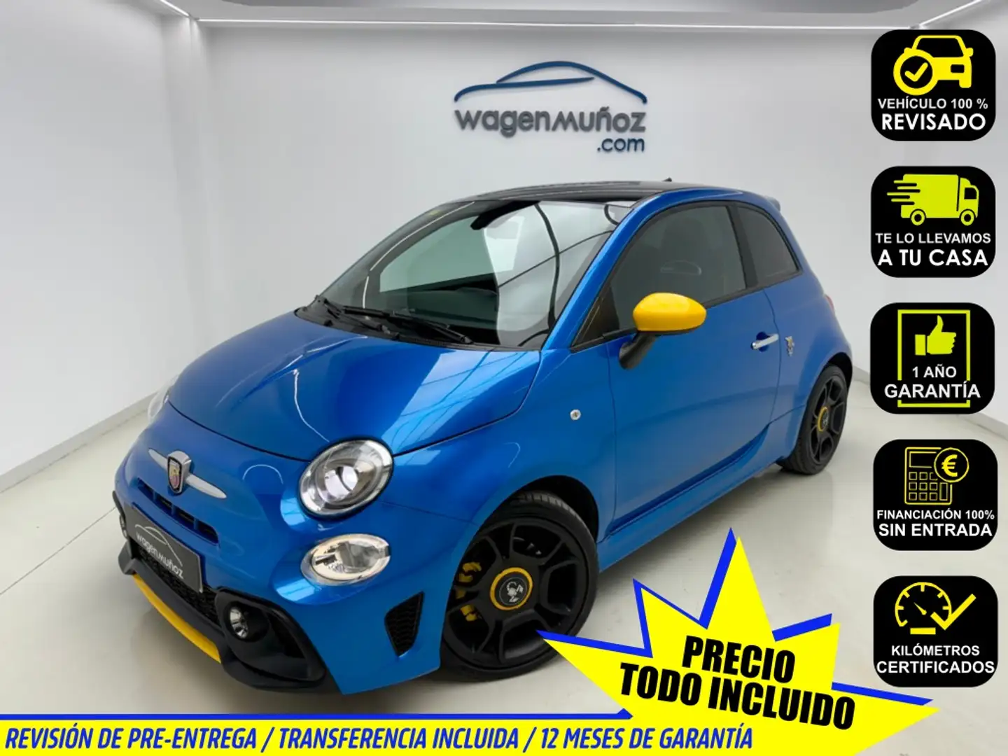 Abarth 595 1.4T JET PISTA 118KW Azul - 1