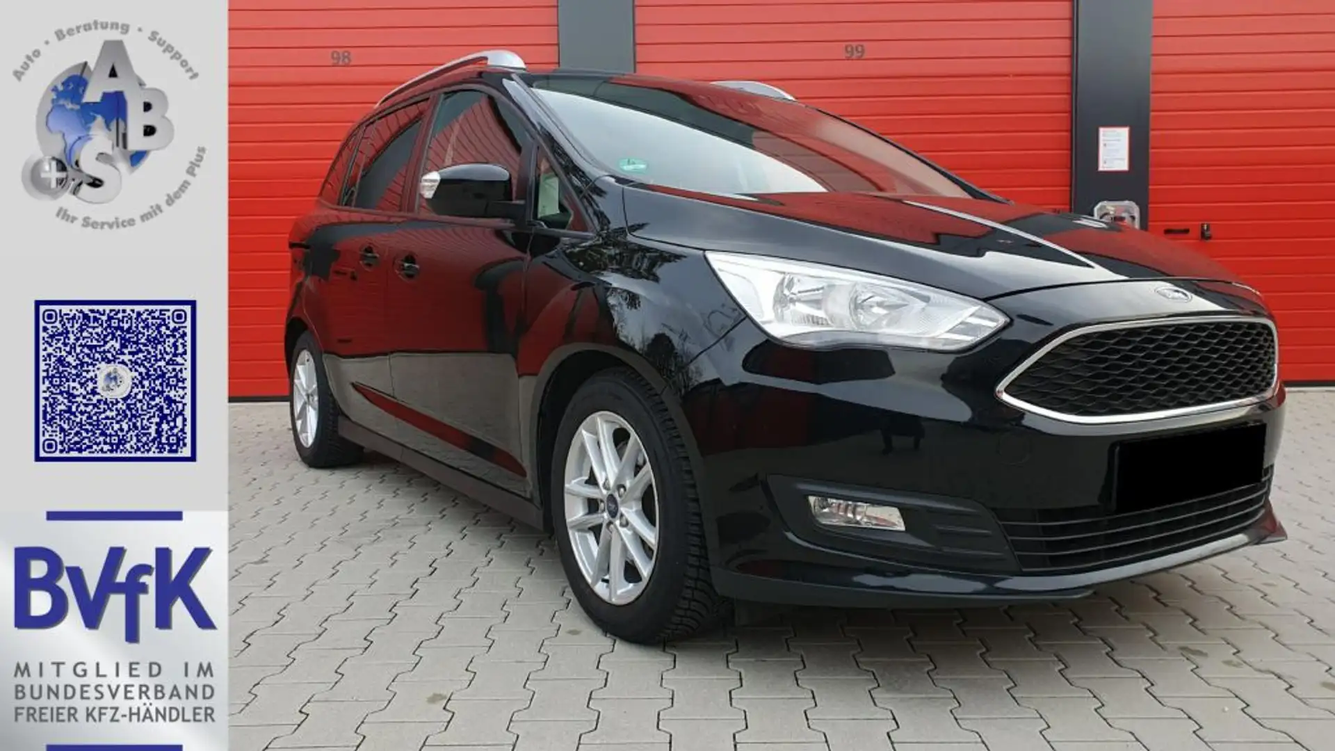 Ford Grand C-Max 1.0 EcoBoost Trend - 7-Sitzer/Klimaaut./PDC Fekete - 1
