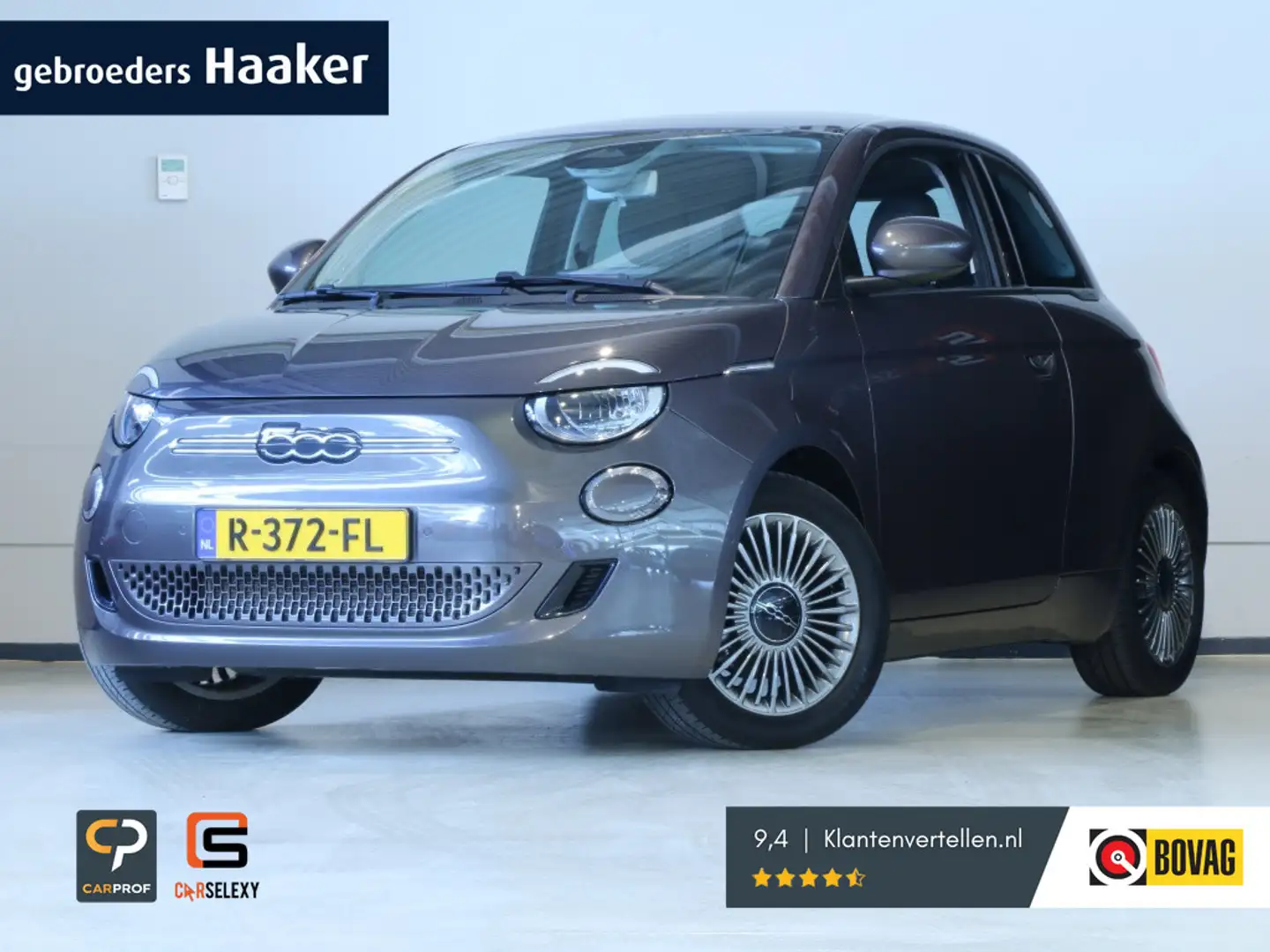 Fiat 500 Icon 42kWh * Panoramadak * Parkeersensoren voor en Grijs - 1