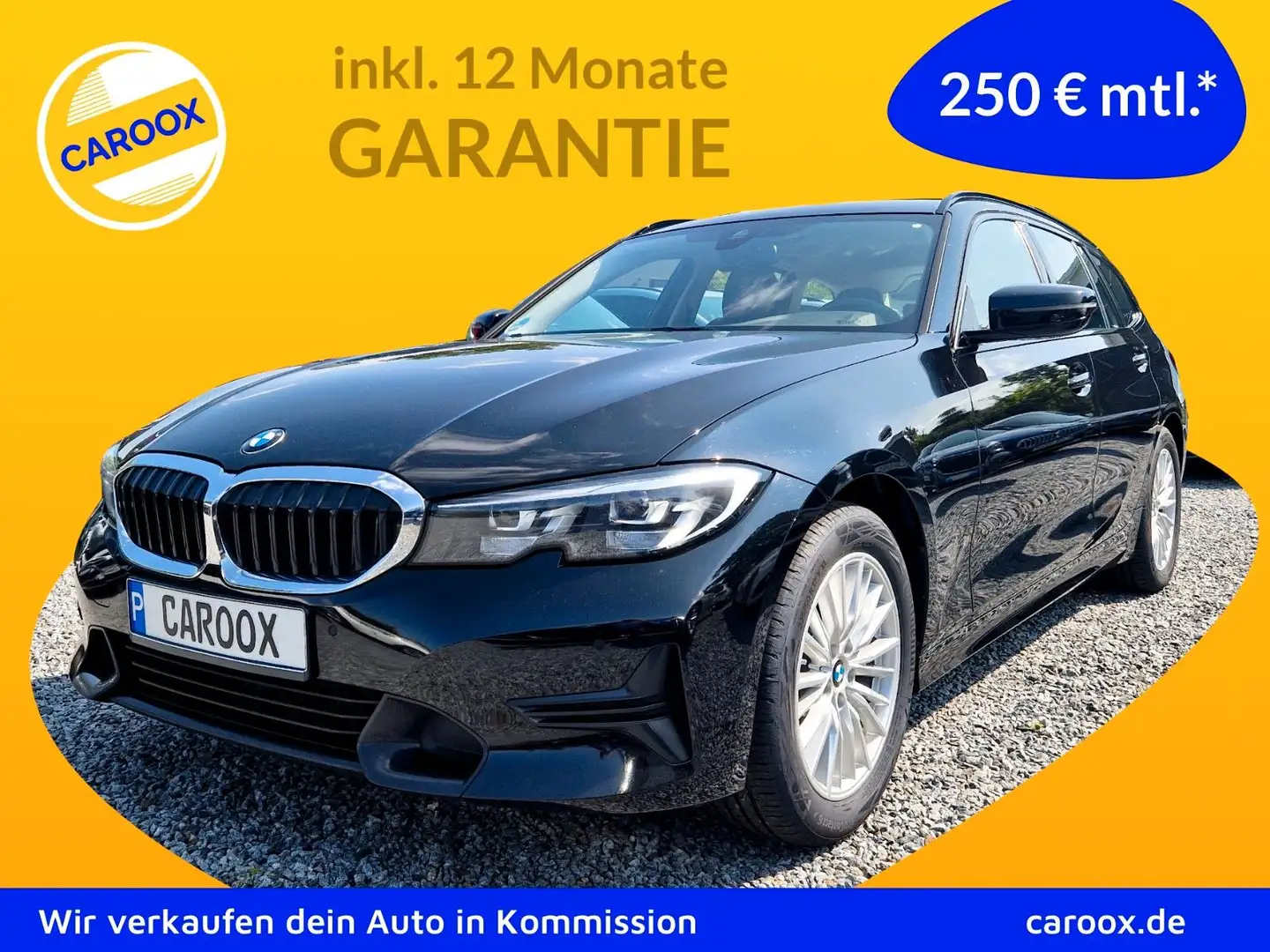 BMW 318 d Touring Sport Line AT Noir - 1