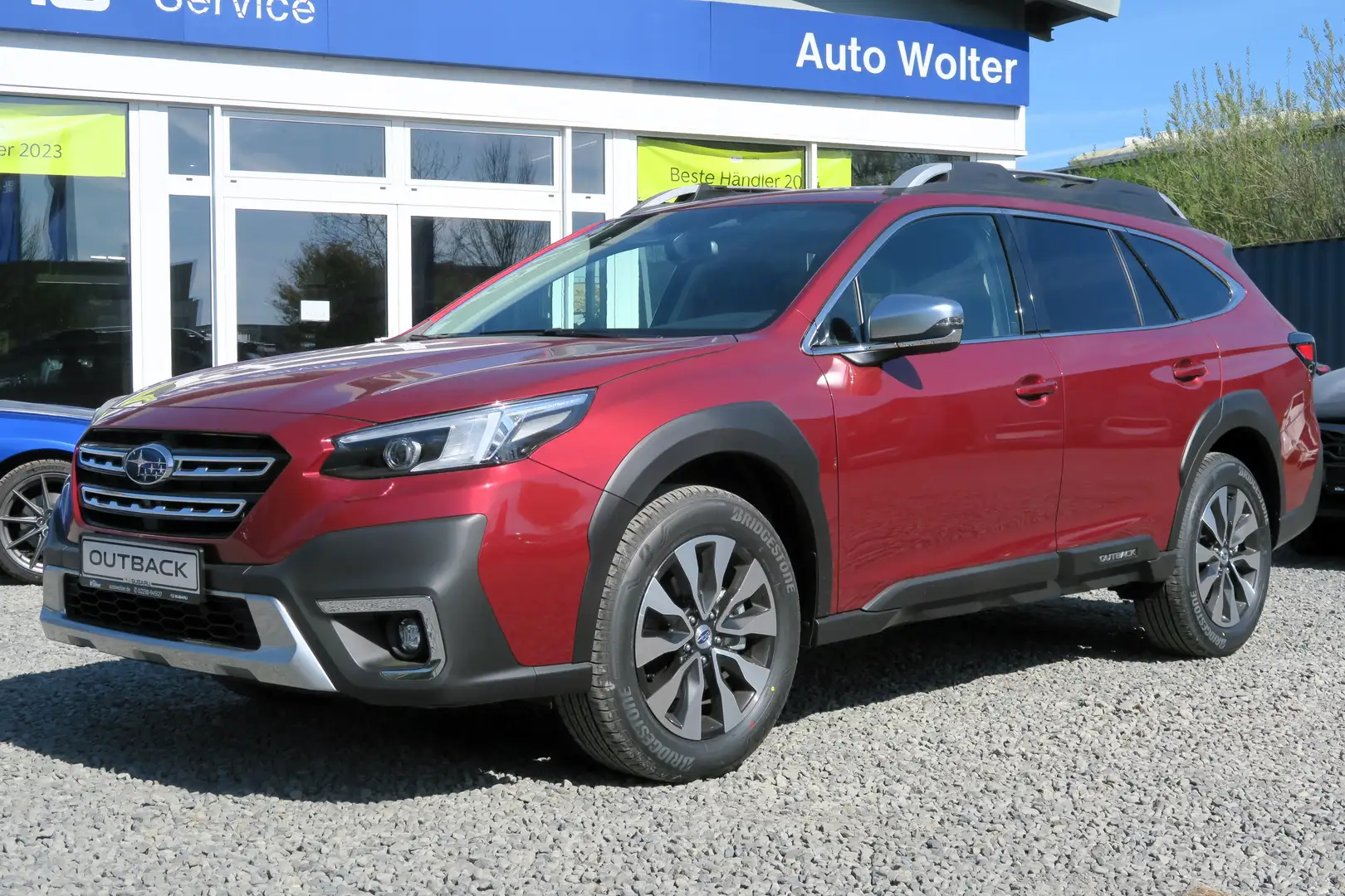 Subaru OUTBACK PLATINUM incl. NAVI Sw.LEDER el.GSD Červená - 1