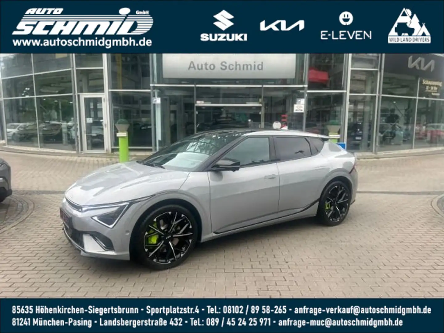 Kia EV6 84 kWh GT (609PS) ALLRAD GLASDACH Grau - 1