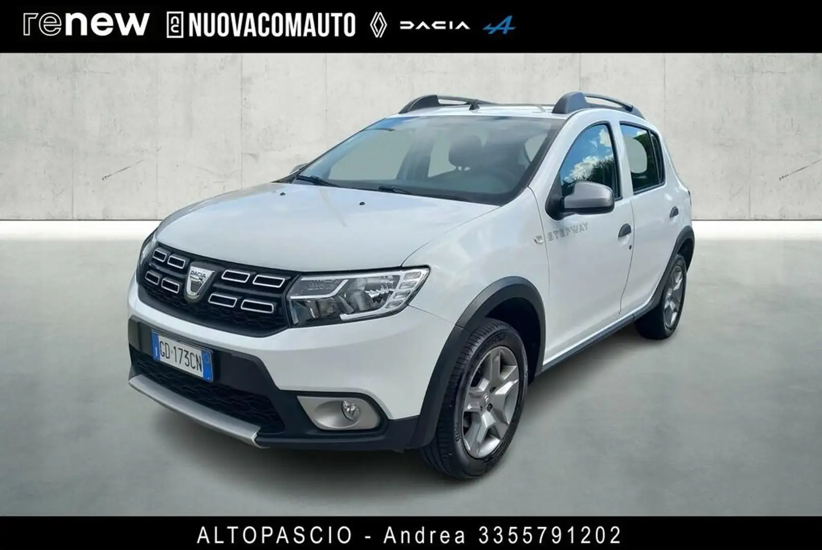 Dacia Sandero Stepway 1.0 tce Comfort Eco-g 100cv Bílá - 1