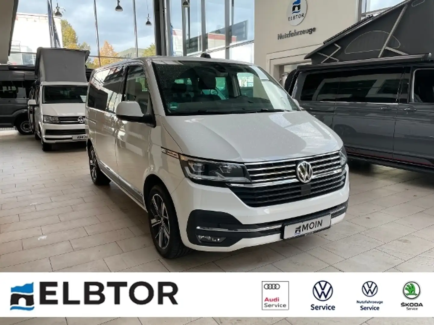 Volkswagen T6.1 Multivan GENERATION SIX DSG LED PDC NAVI AHK Weiß - 1