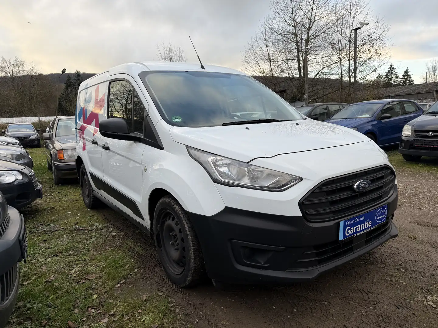 Ford Transit Connect Kasten/Benzin/1.Hand/MwSt ausw./TÜV NEU Weiß - 2