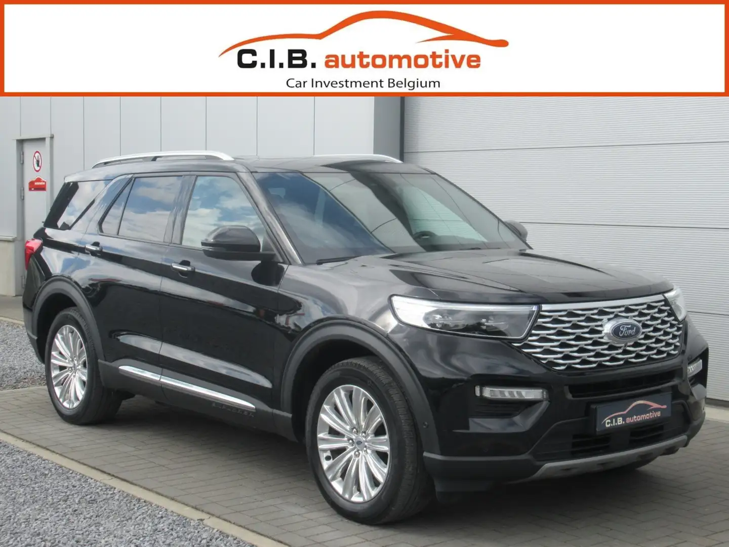 Ford Explorer 3.0 Eco Boost PHEV Platinum / 7pl / € 30.990 / Noir - 1