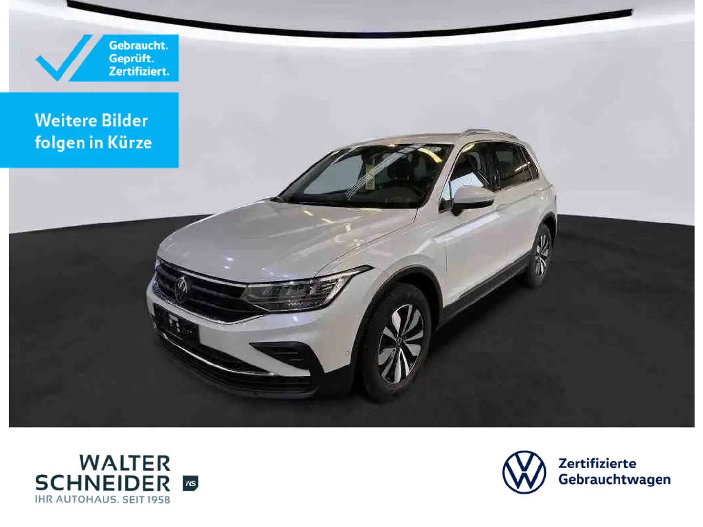 Volkswagen Tiguan 2.0 TDI DSG Move AHK Navi LED ACC SHZ RFK Weiß - 1