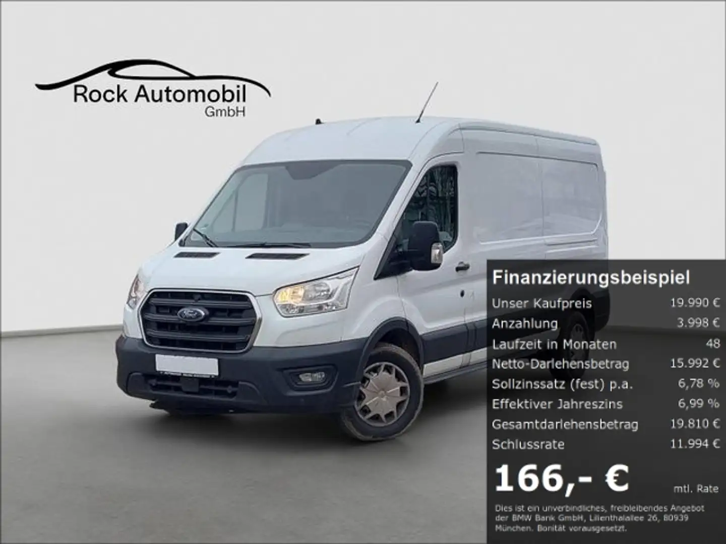 Ford Transit 350 L3H2 2.0 TDCi *Garantie* Weiß - 1