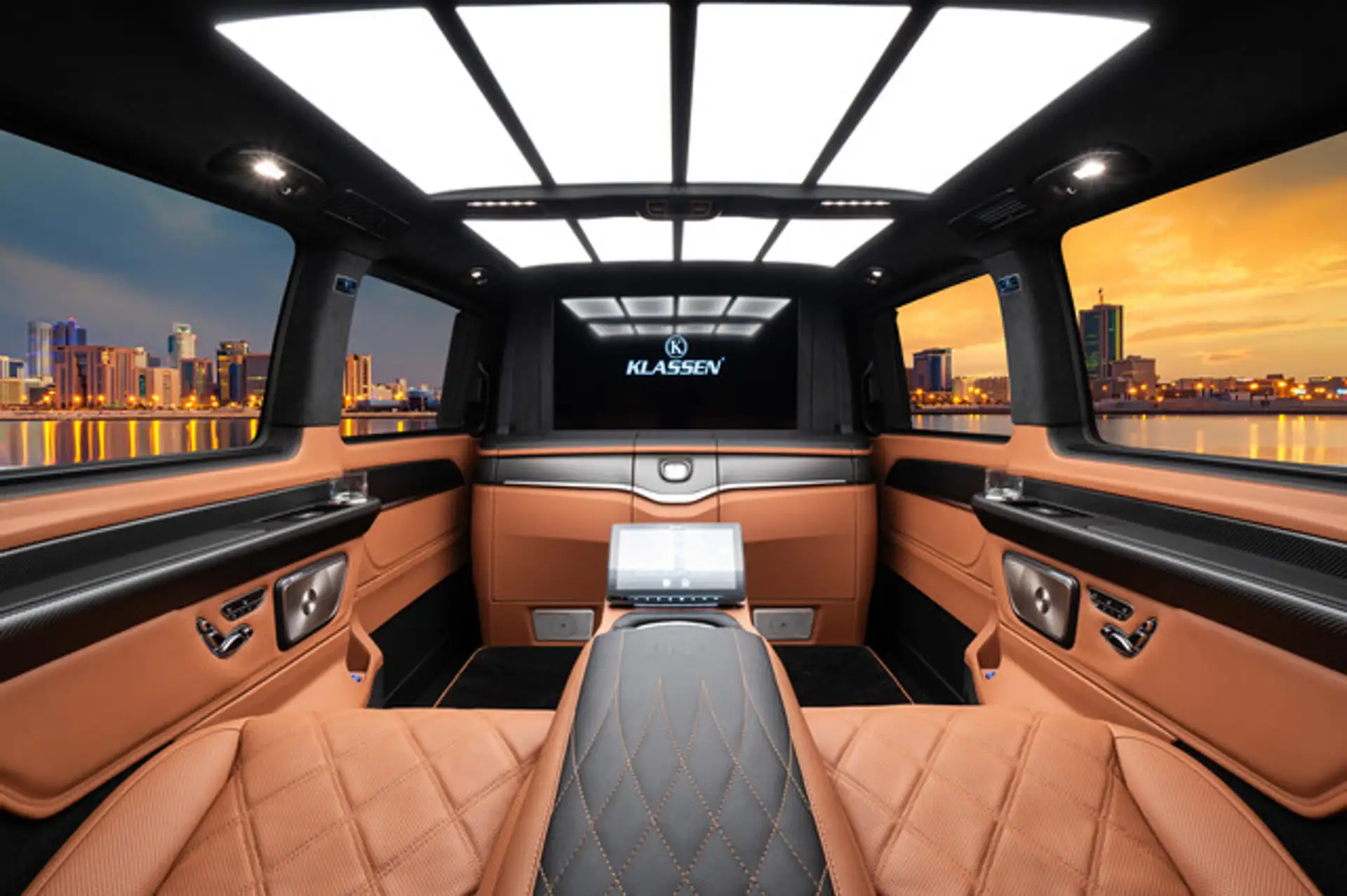 벤츠 V300 KLASSEN VIP Business Van 2025 2026 검정 사진 5