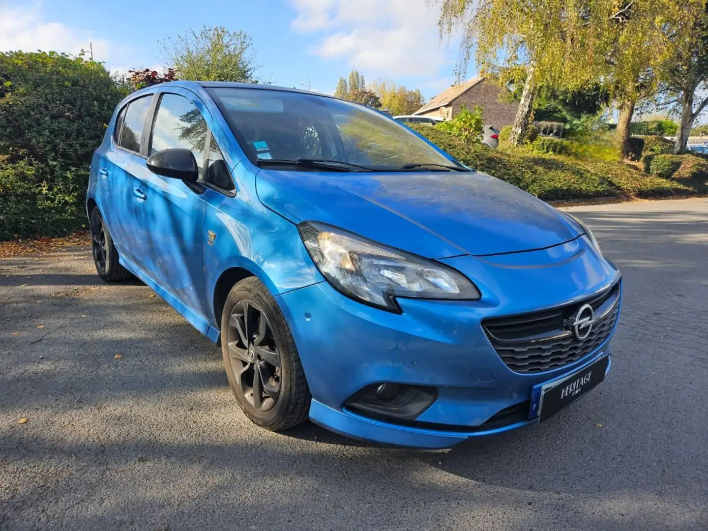 Opel Corsa Corsa 1.4 Turbo 100 ch Start/Stop Active (5 CV) 20 Bleu - 2