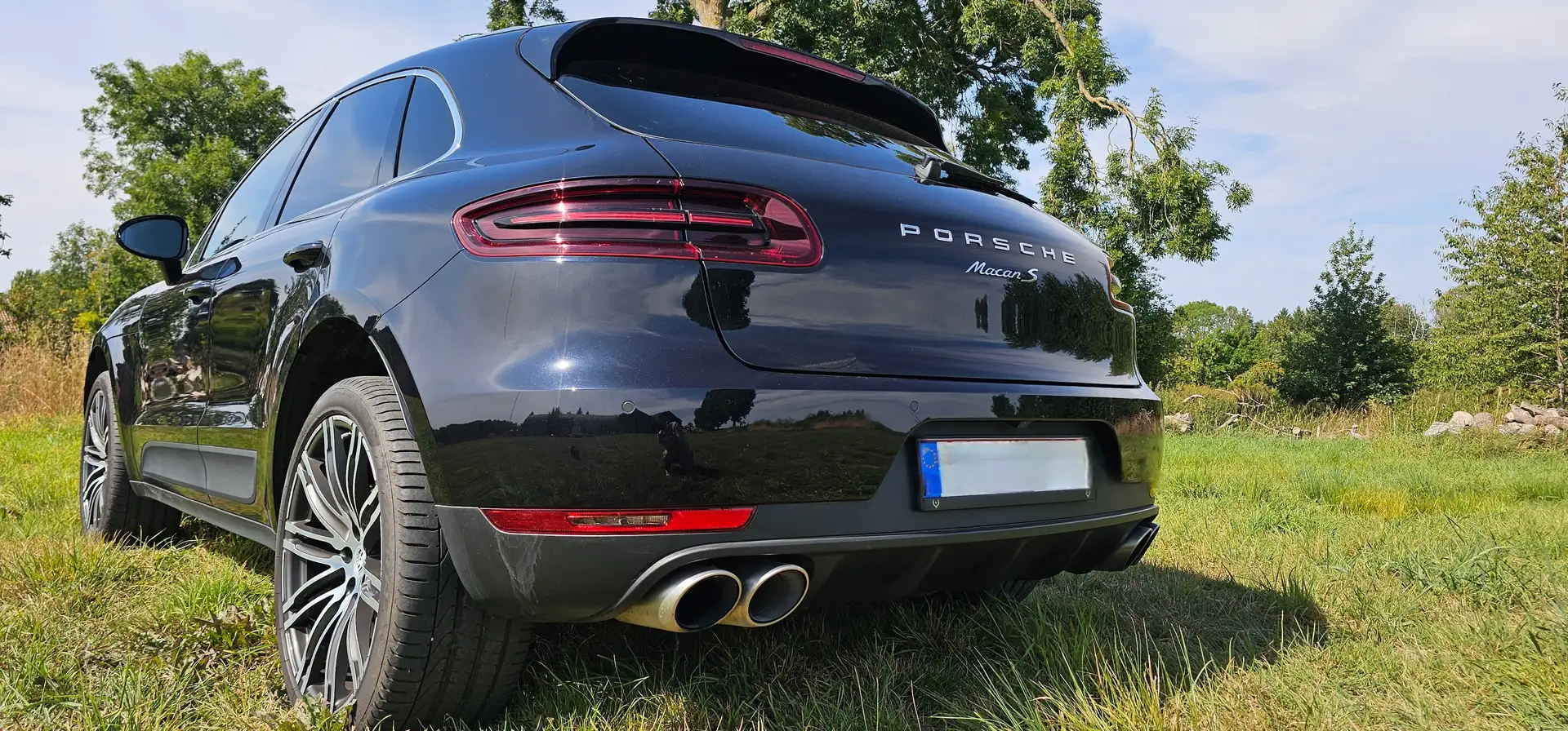 Porsche Macan Macan S 3.0 V6 Bi-Turbo PDK Noir - 1