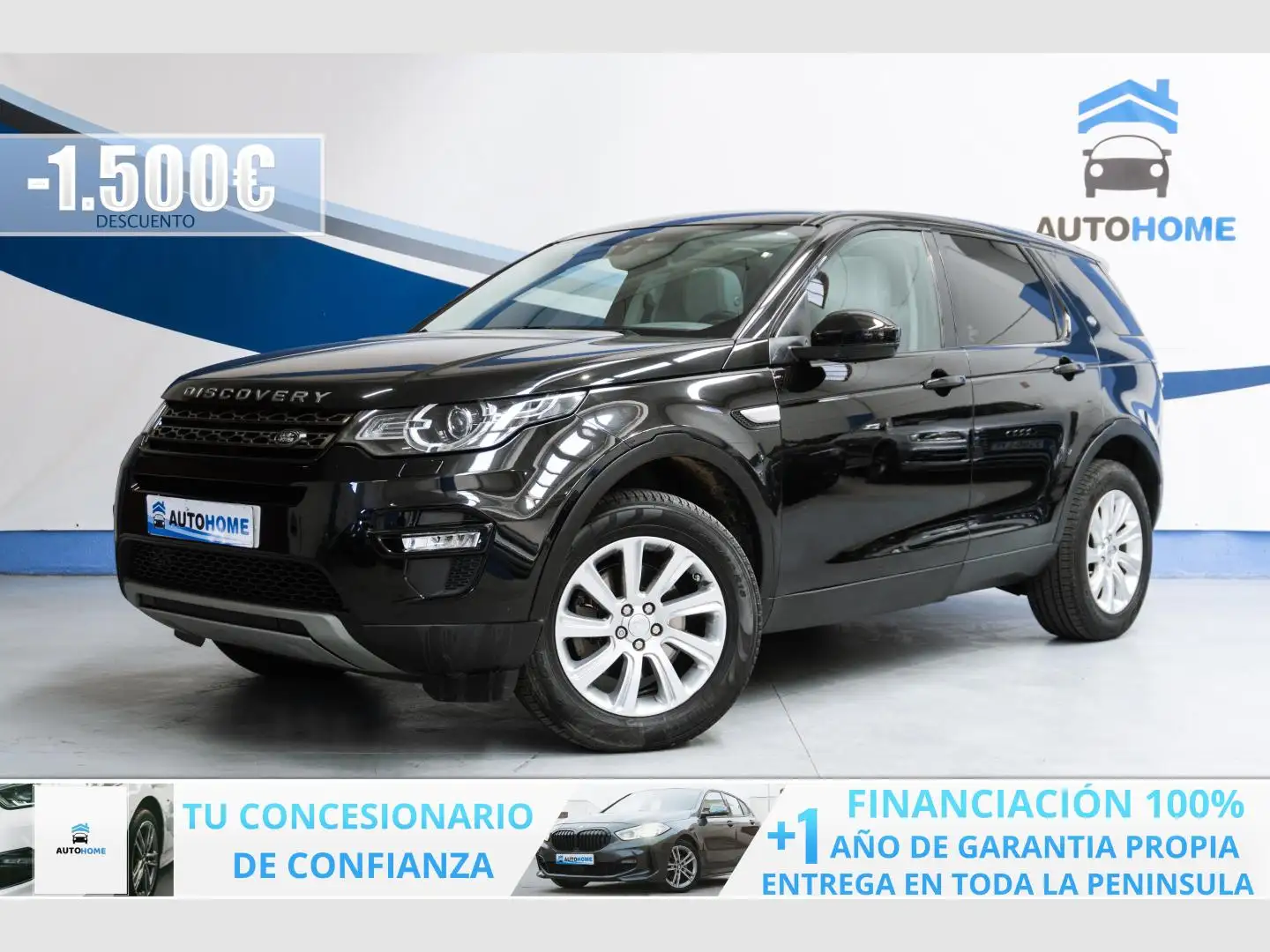 Land Rover Discovery Sport TD4 4WD HSE 7 asientos Negro - 1