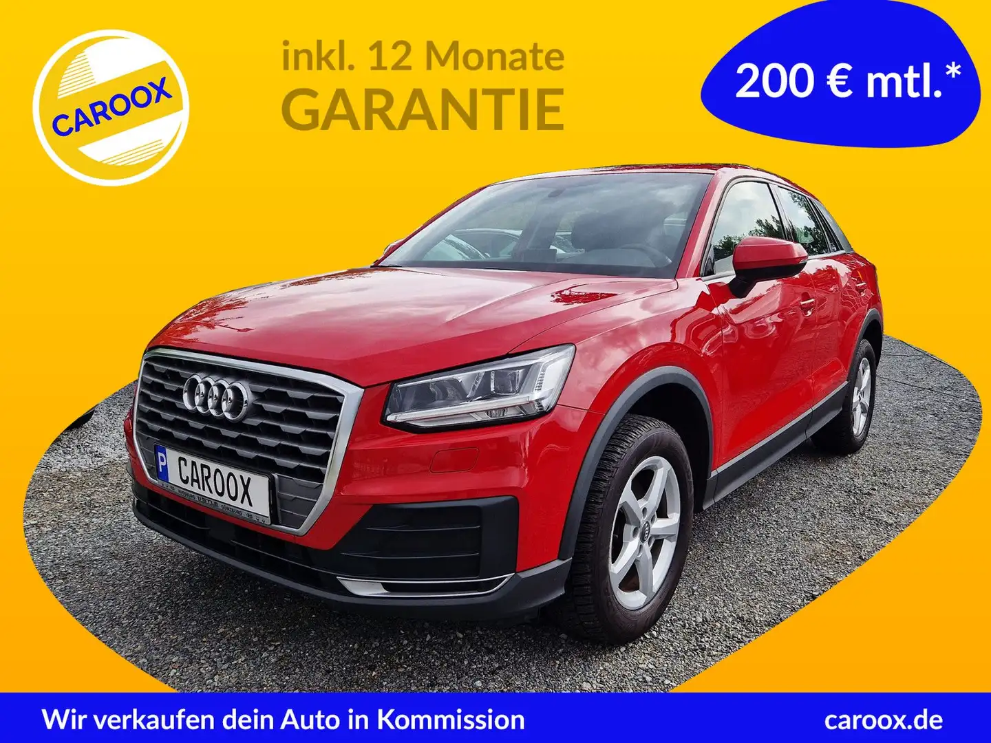Audi Q2 35 TFSI S-Tronic Business Edition Rot - 1