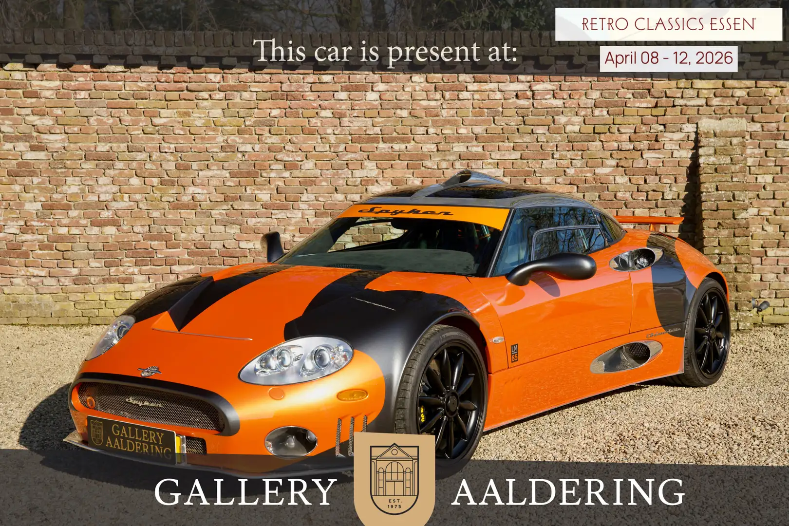 Spyker C8 4.2 Laviolette LM85 "№ 01 of 14" № 01 of 14 LM85 e Orange - 1