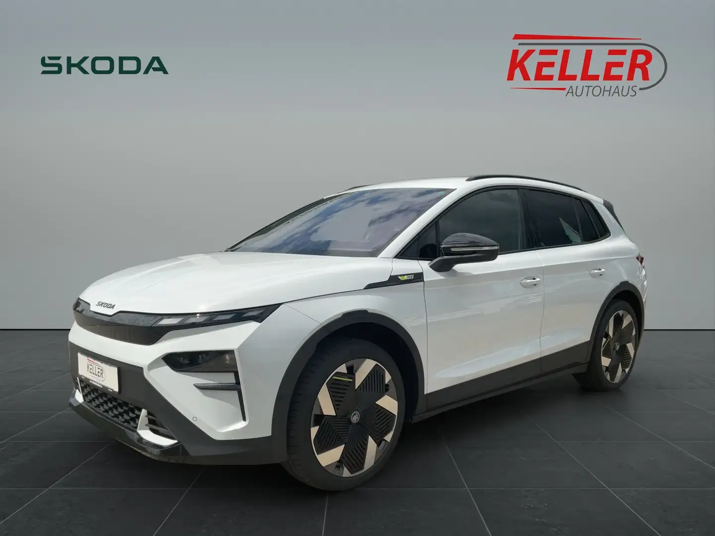 Skoda Elroq RS 84 kWh Batterie 250 kW 1-Gang-Automatik 4x4 Weiß - 1
