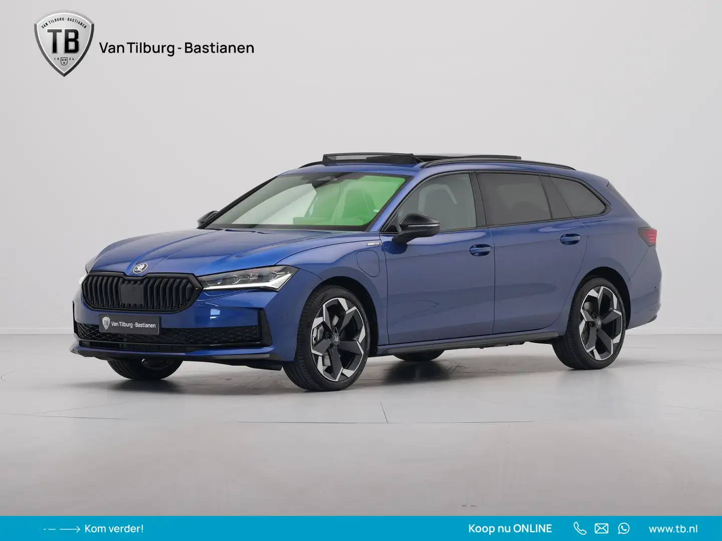 Skoda Superb Combi 1.5 TSI PHEV Sportline Business Blauw - 1