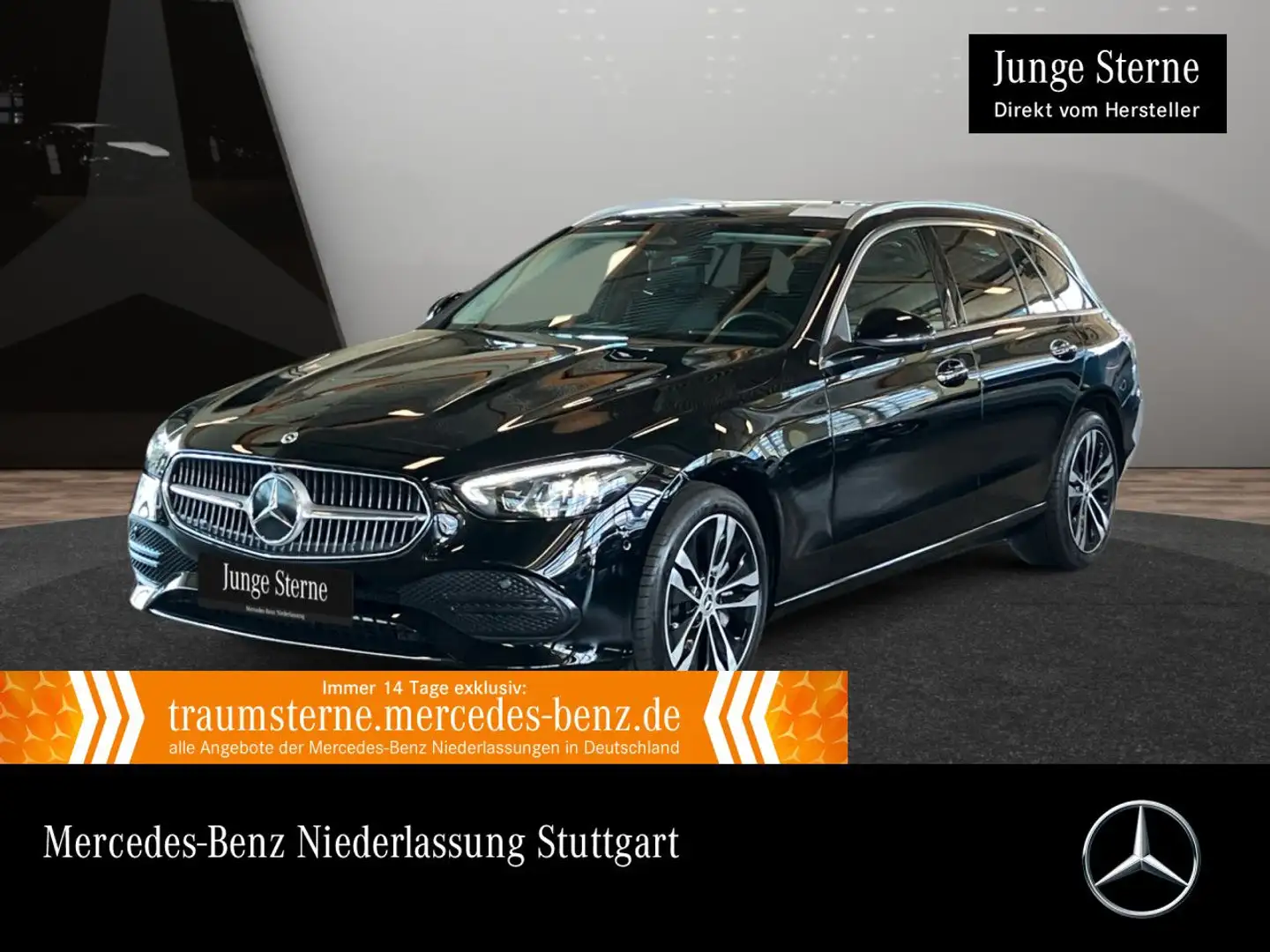 Mercedes-Benz C 300 de T AVANTG+360+LED+TOTW+KEYLESS+9G Schwarz - 1