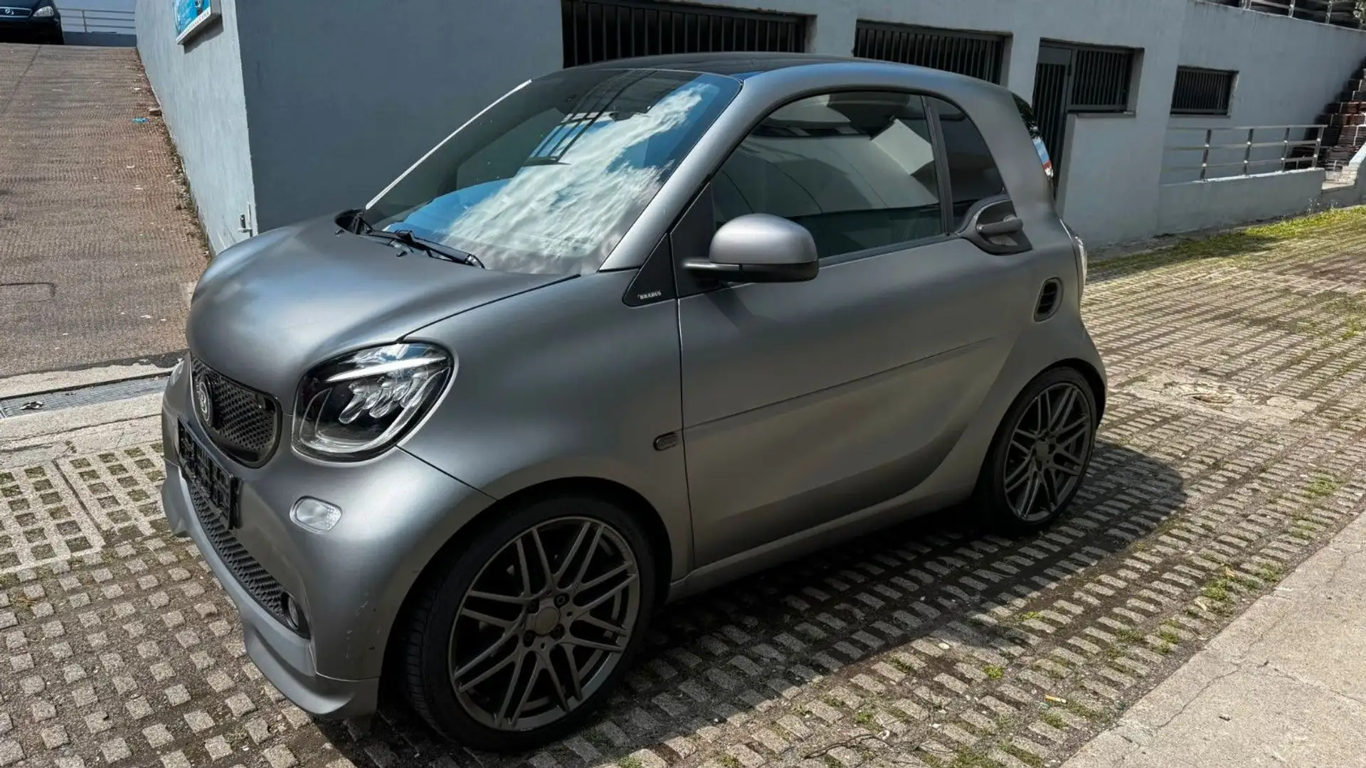 smart forTwo fortwo coupe Brabus/TÜV NEU/Garantie 24 Grigio - 2