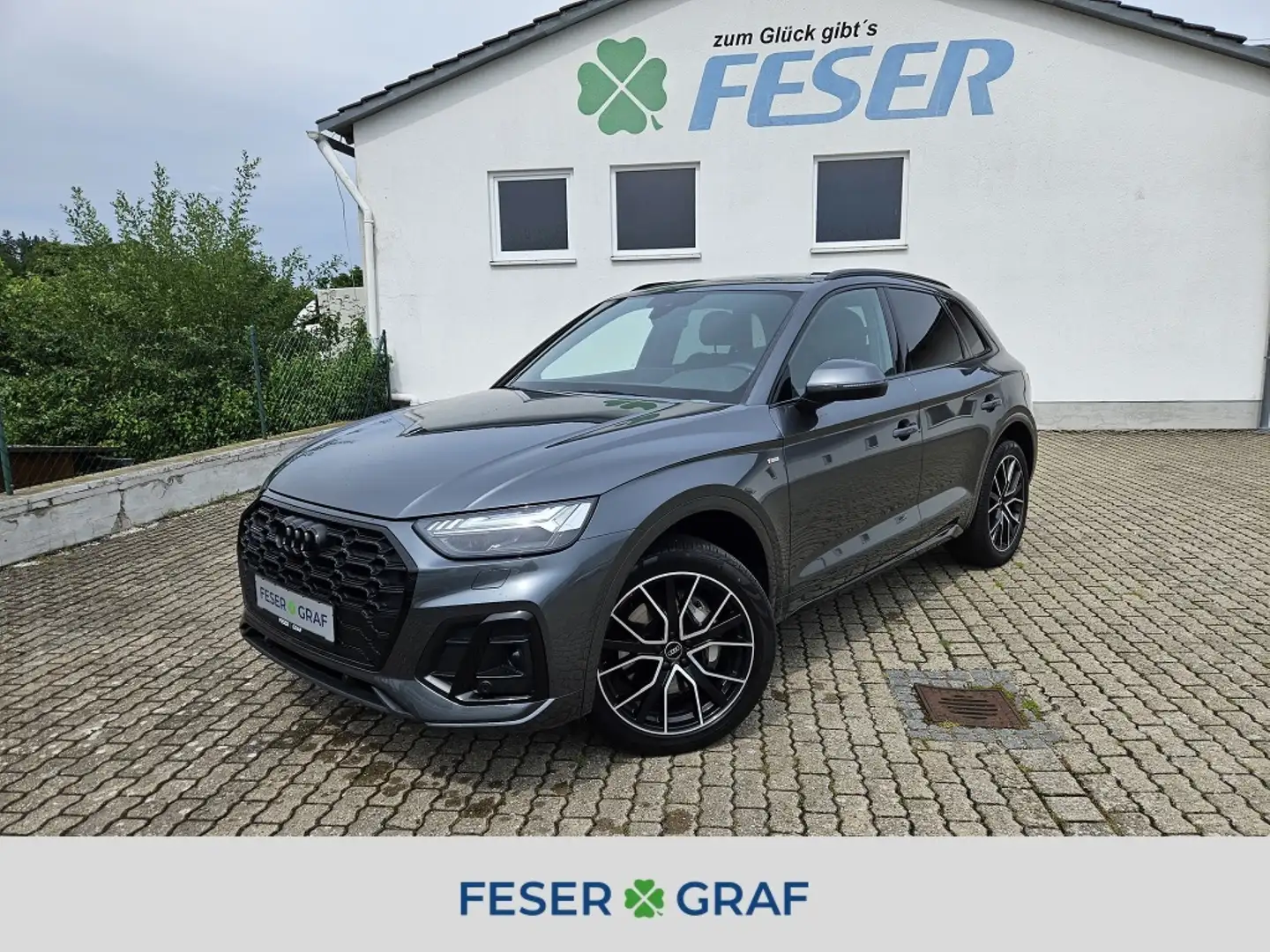 Audi Q5 S line 50TDI qu. tiptr. ACC AHK KAM MATRIX Grau - 1