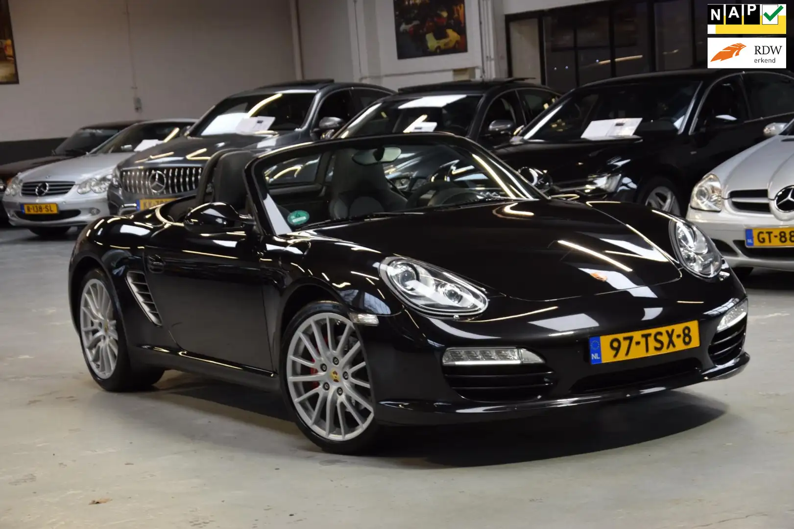 Porsche Boxster 2.9 Facelift|Handgeschakeld|NavI|Sport-uitlaat|Led Noir - 1