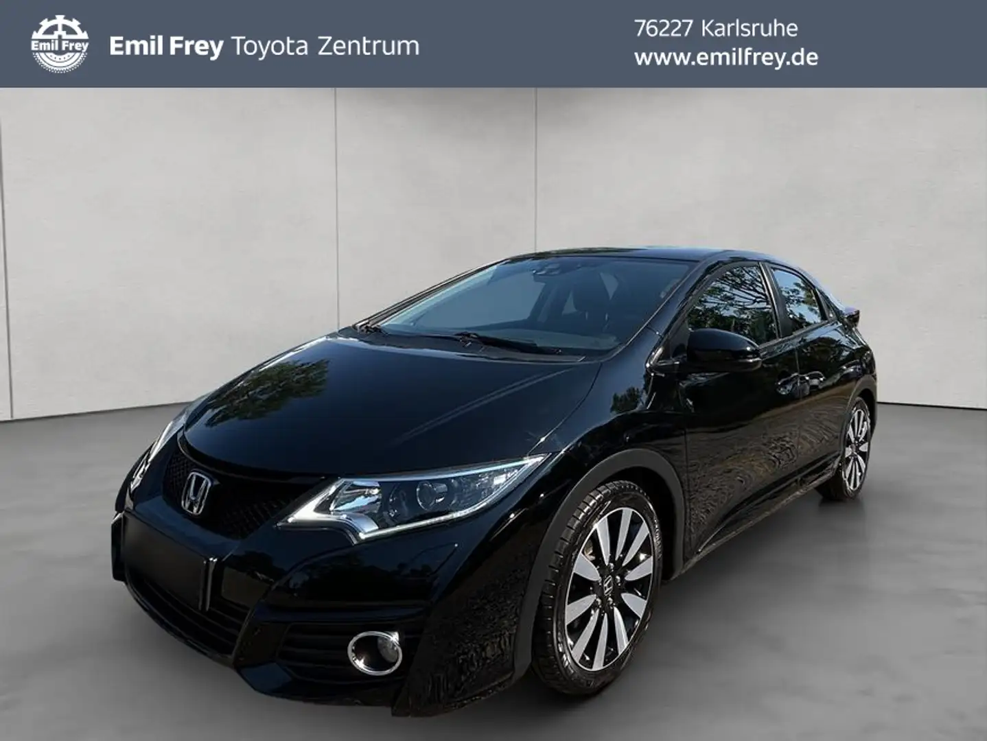 Honda Civic 1.8 i-VTEC Elegance Standheizung Schwarz - 1