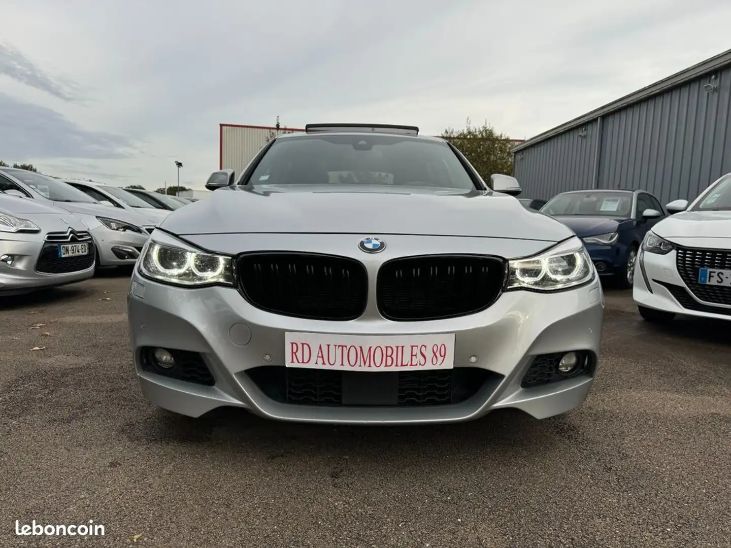 BMW 335 B.M.W. SERIE F34 335D 313 CH M Sport A Gris - 2