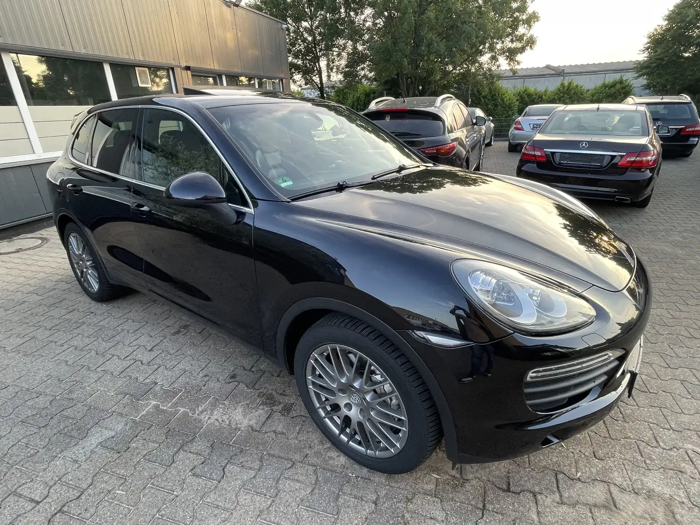 Porsche Cayenne S 4.8 V8 TIPTRONIC S Voll Schwarz Leder 20 Zoll Zwart - 2