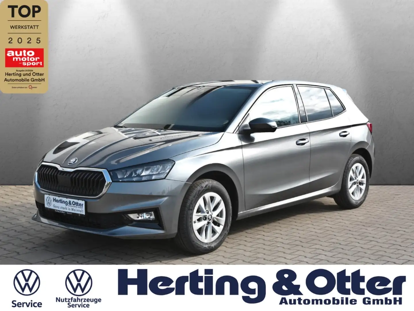 Skoda Fabia Selection Kamera Temp APP Klima SHZ Sunset Freispr Grigio - 1
